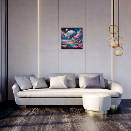 Galactic Blend: Contemporary Enigmas Canvas