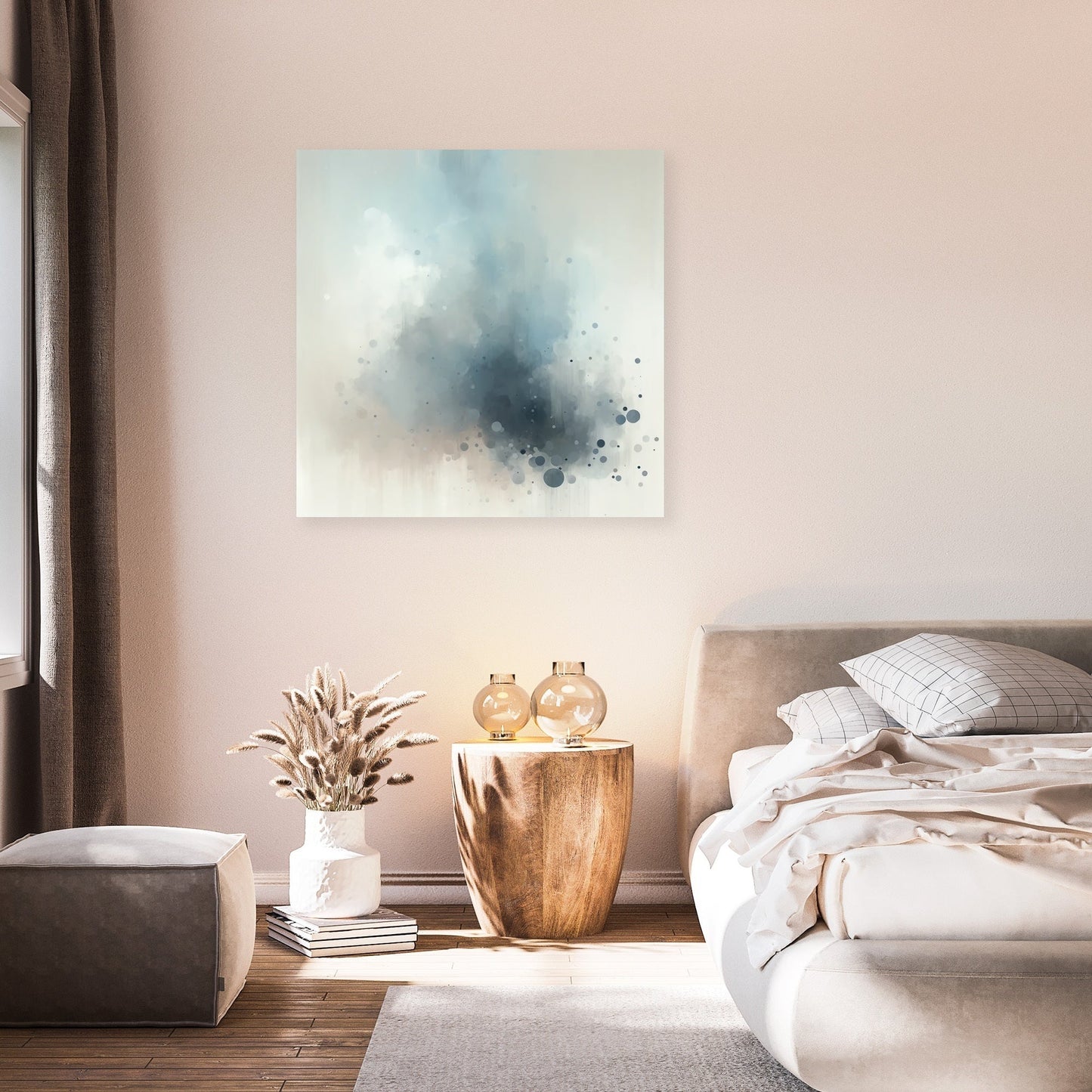 Helplessness Drifted Canvas