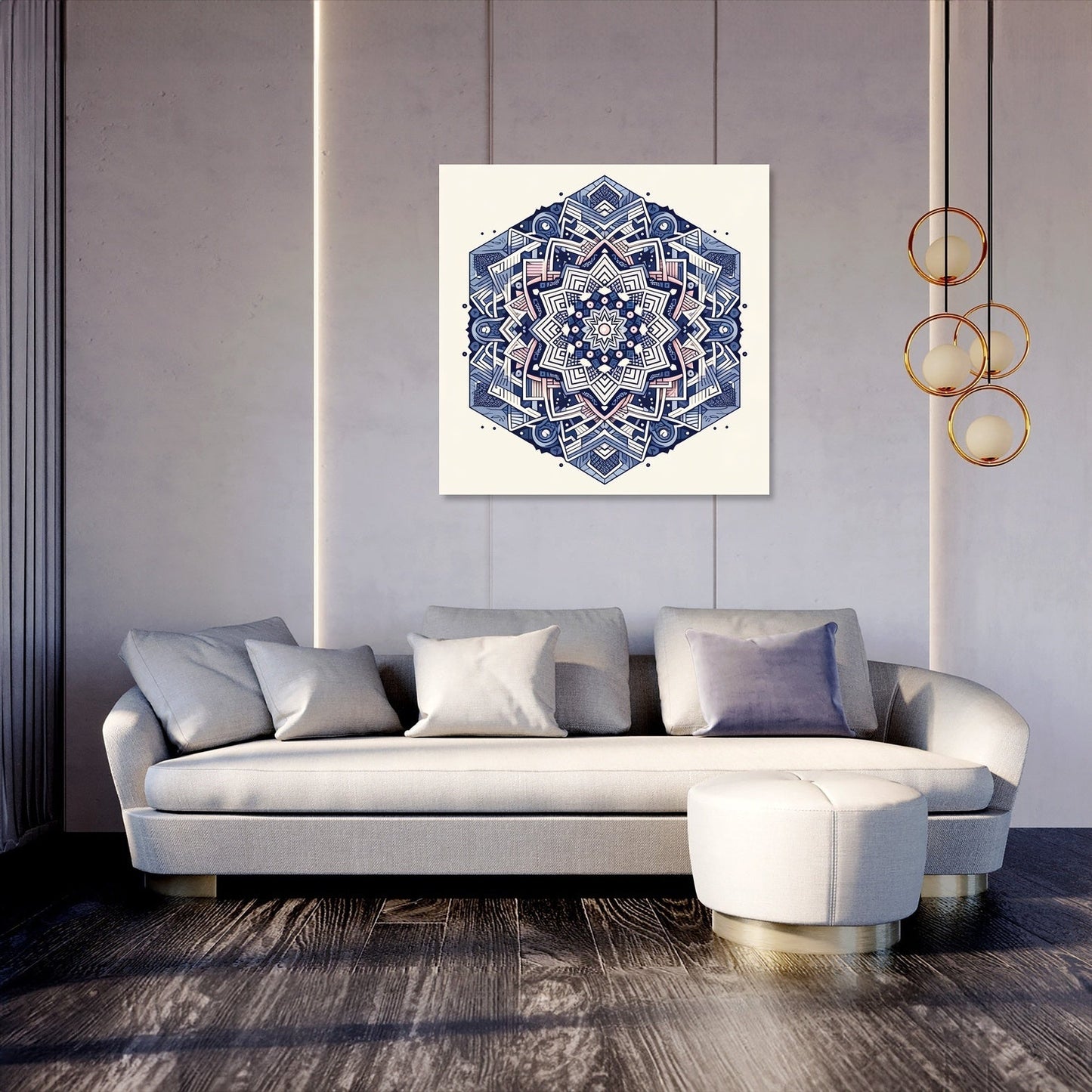 Depth Labyrinth Canvas