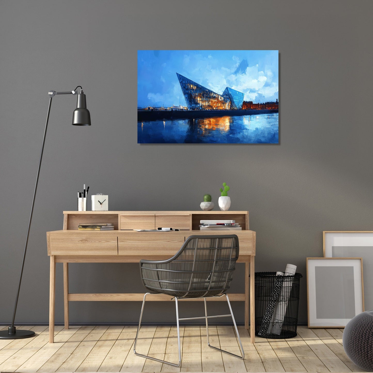Titanic Belfast Twilight Canvas