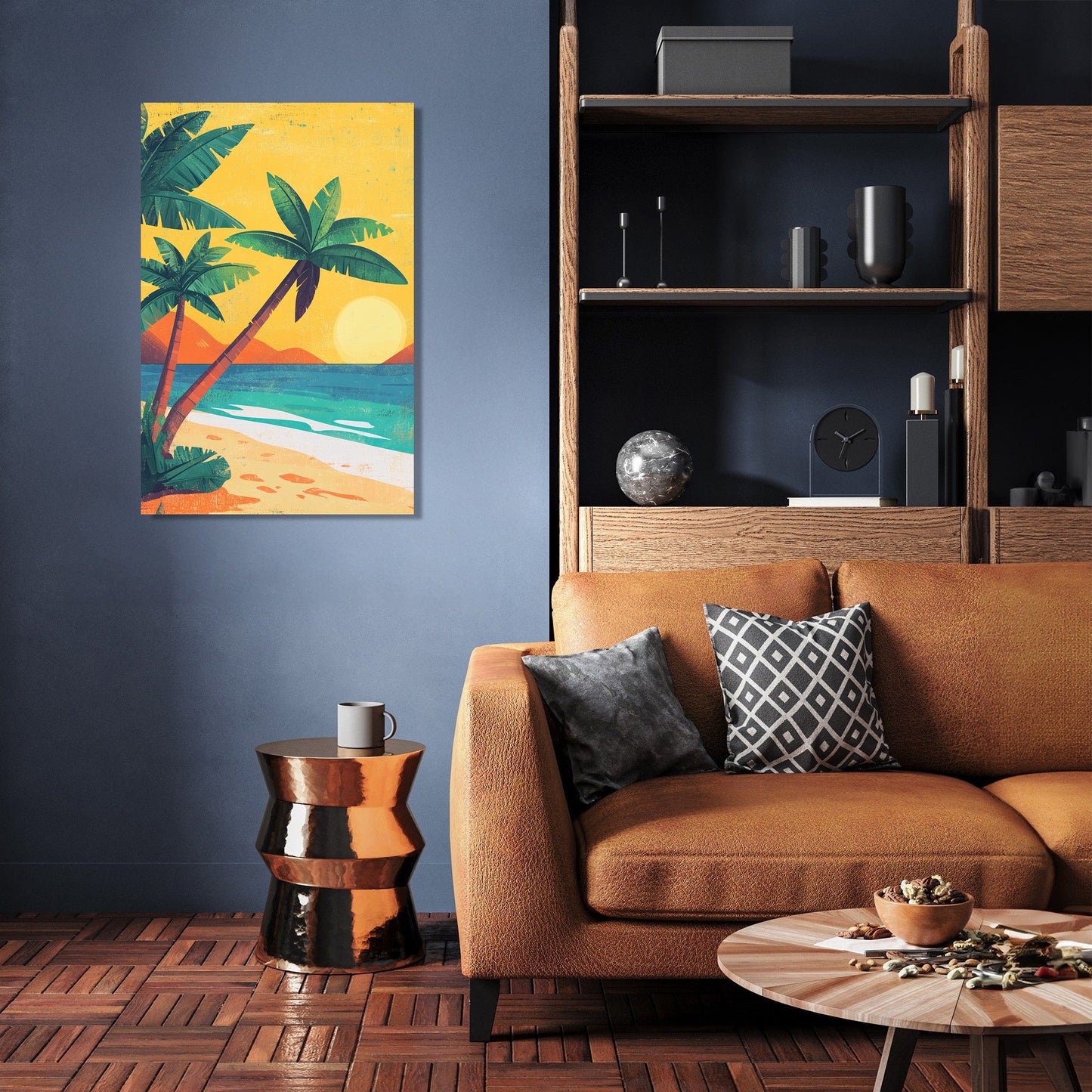 Sunshine Palms Canvas
