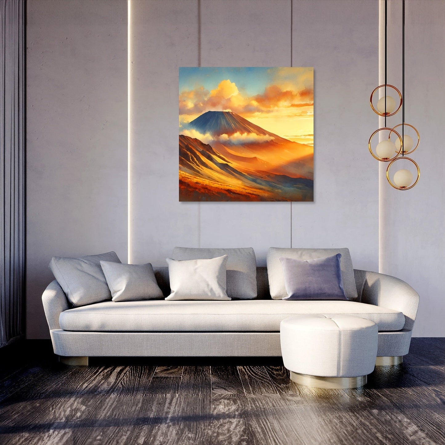 Mauna Kea Sunset Glow Canvas
