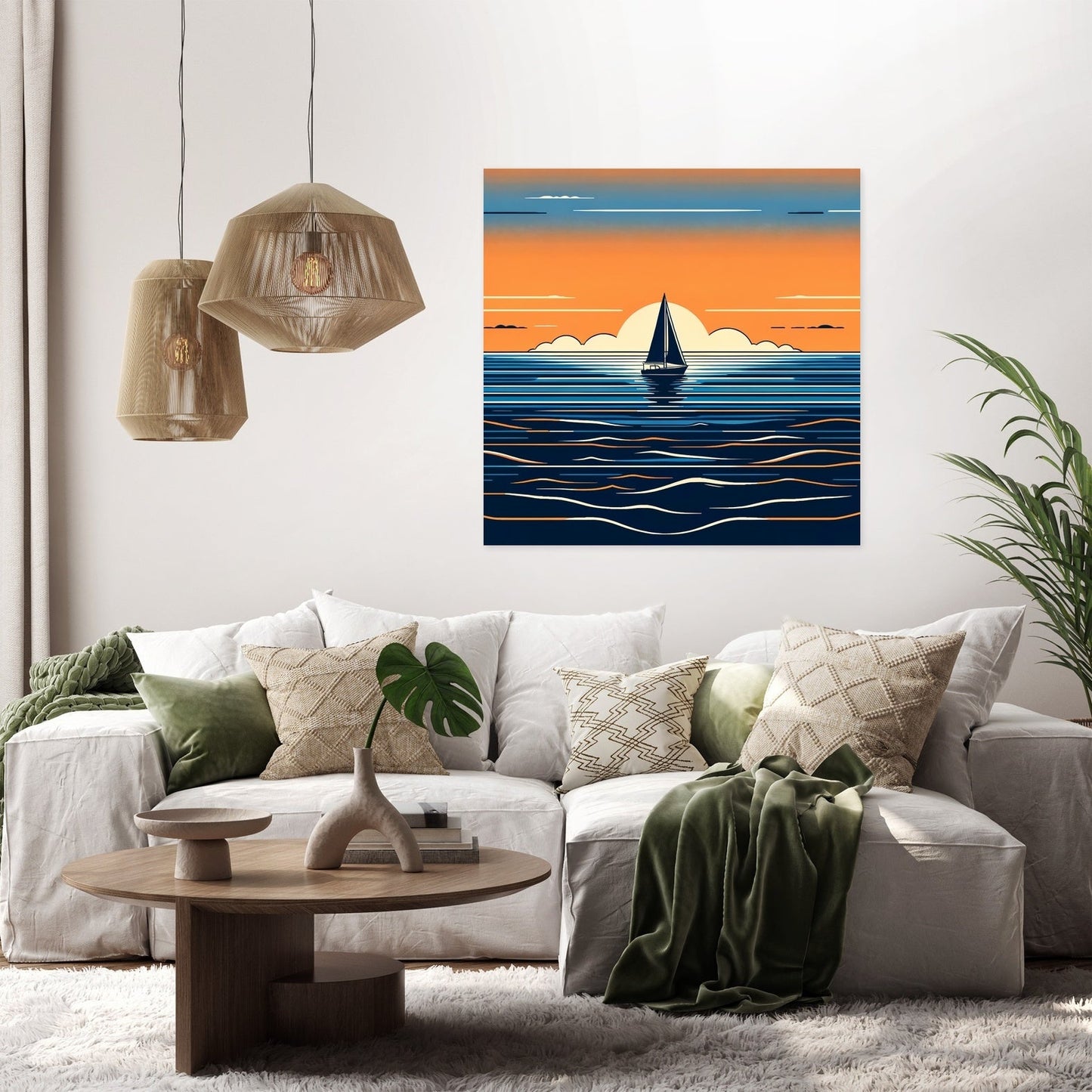 Contrasting Solitude Canvas