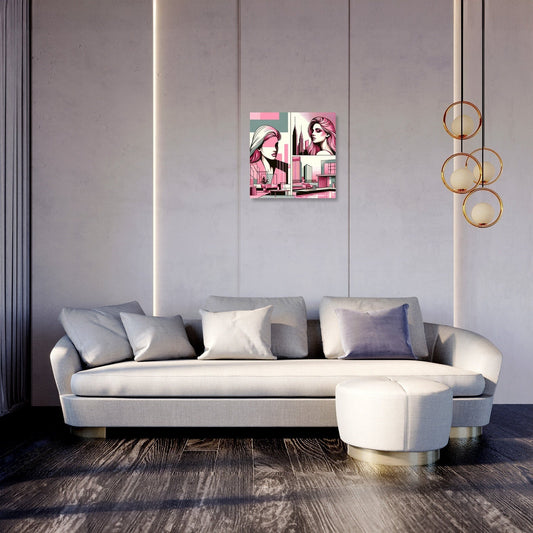 Urban Elegance: Modern Pop Art Canvas
