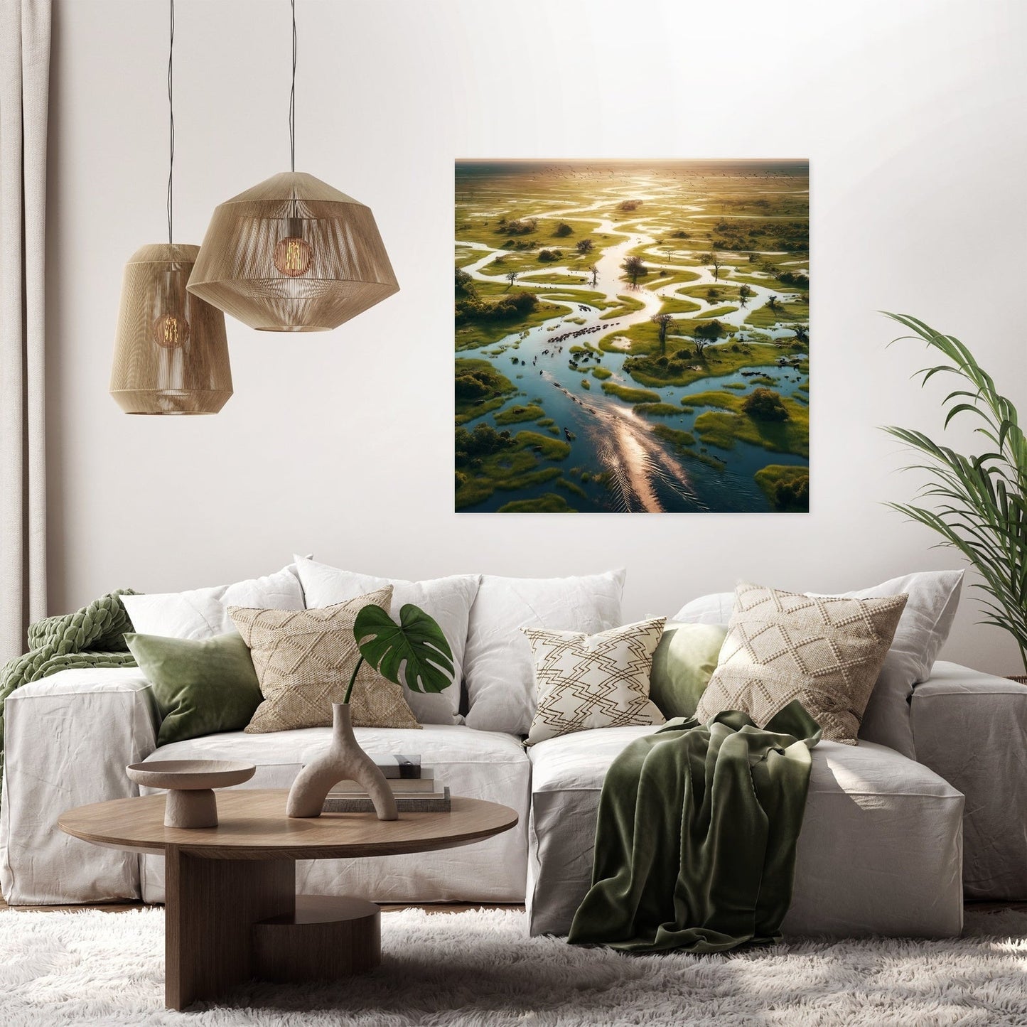 Okavango Delta Canvas