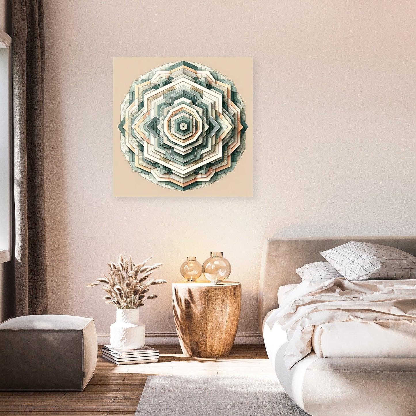 Spiral Serenity Canvas