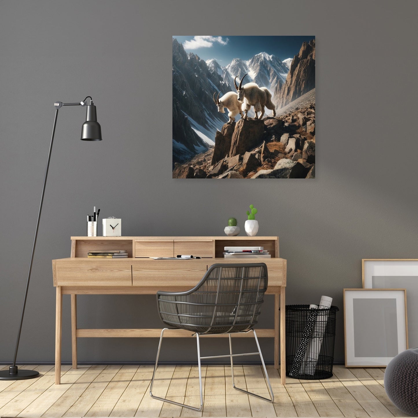 Mountain Goats Canvas