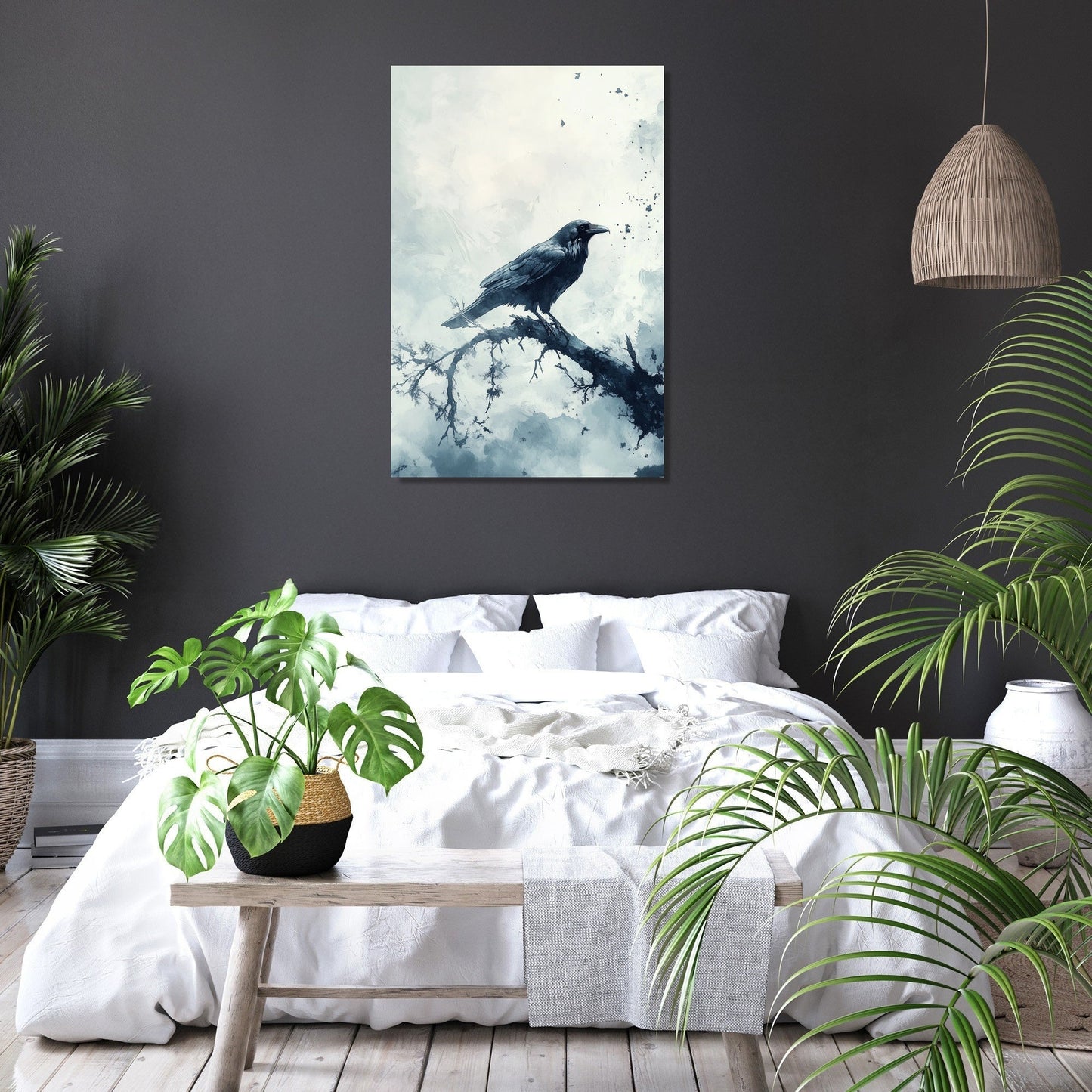 Raven's Mystery Canvas