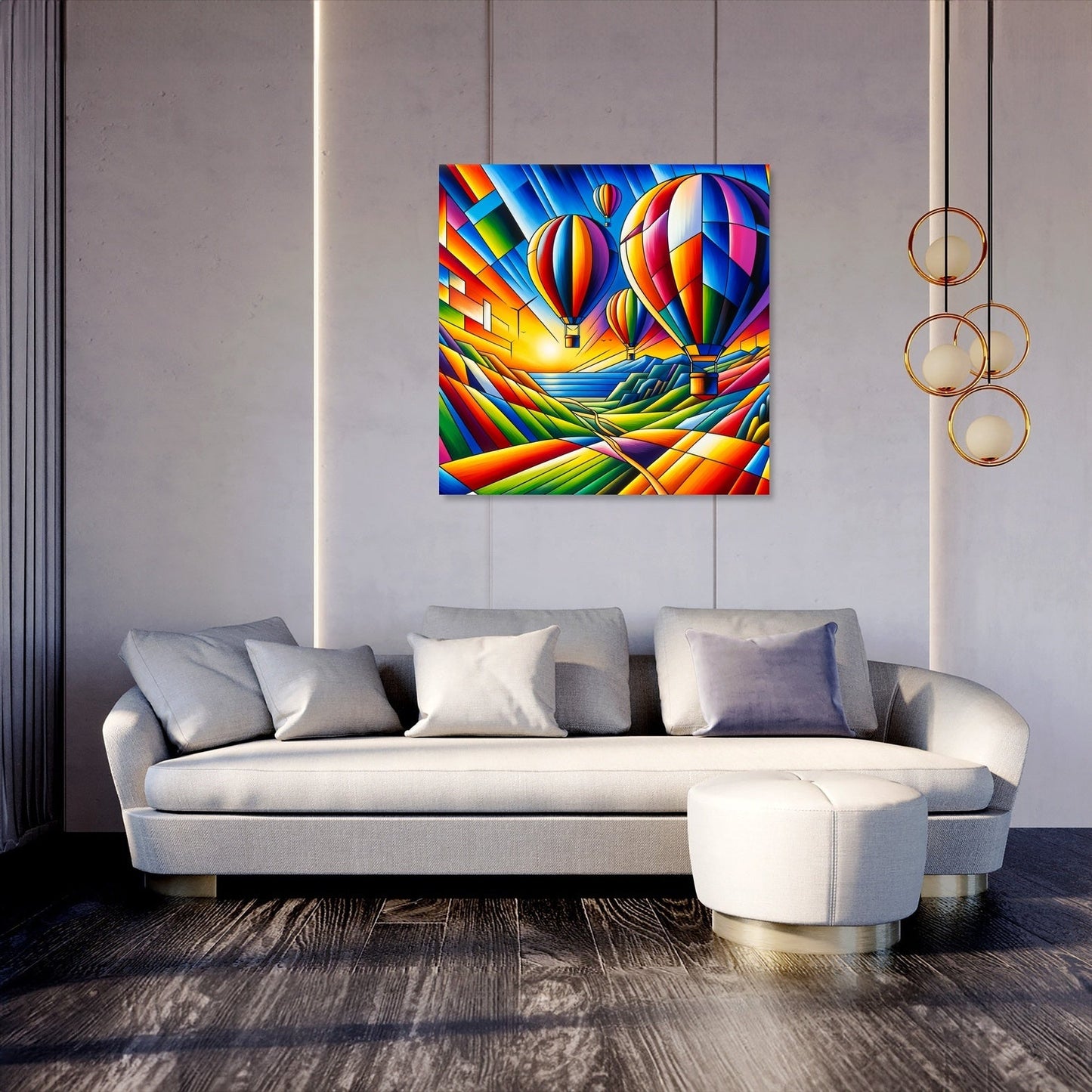 Cubist Odyssey Canvas
