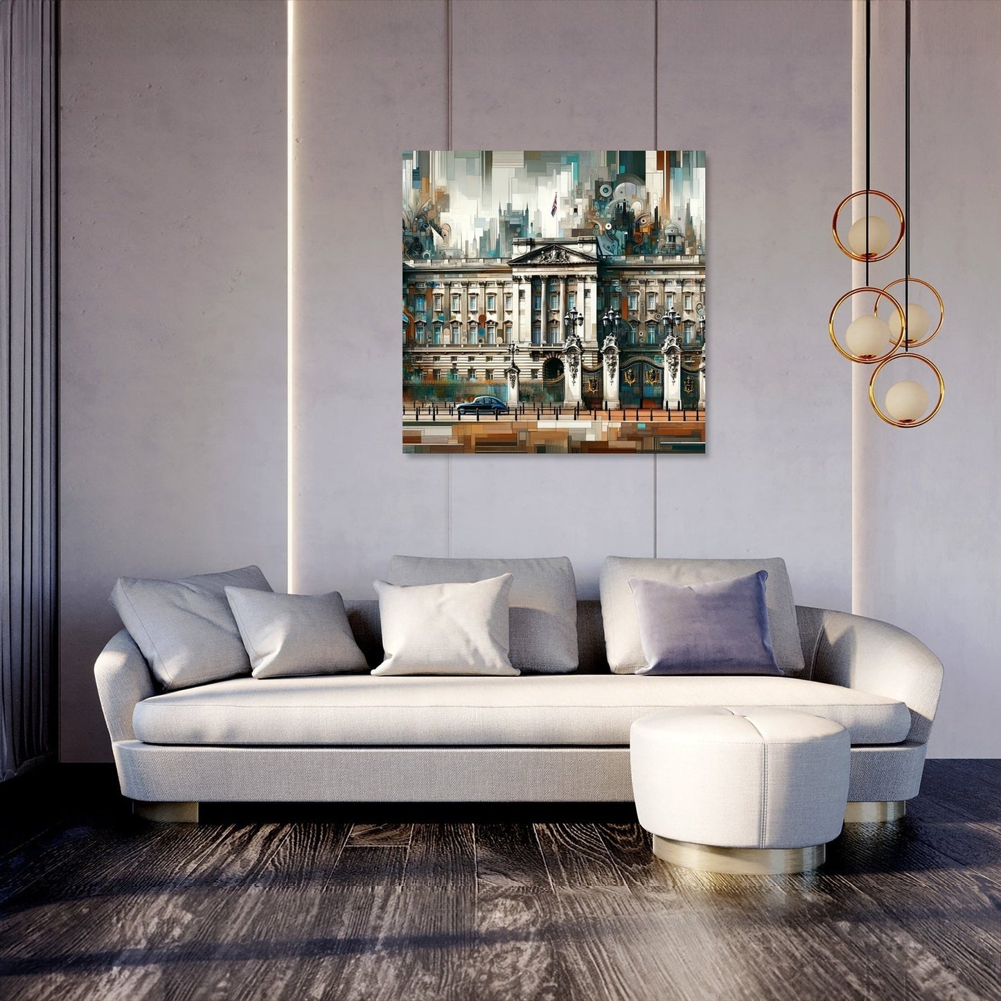 London Royal Abstract Canvas