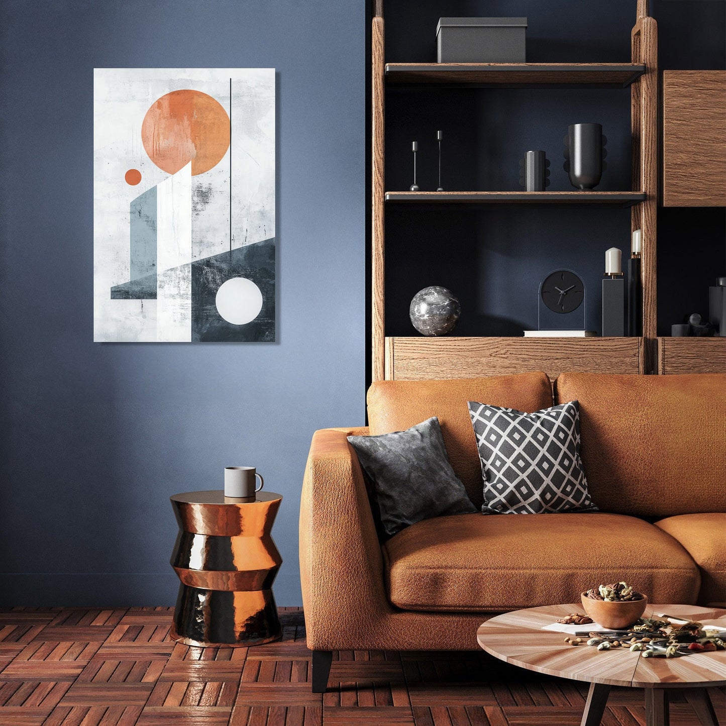 Serene Geometry Canvas