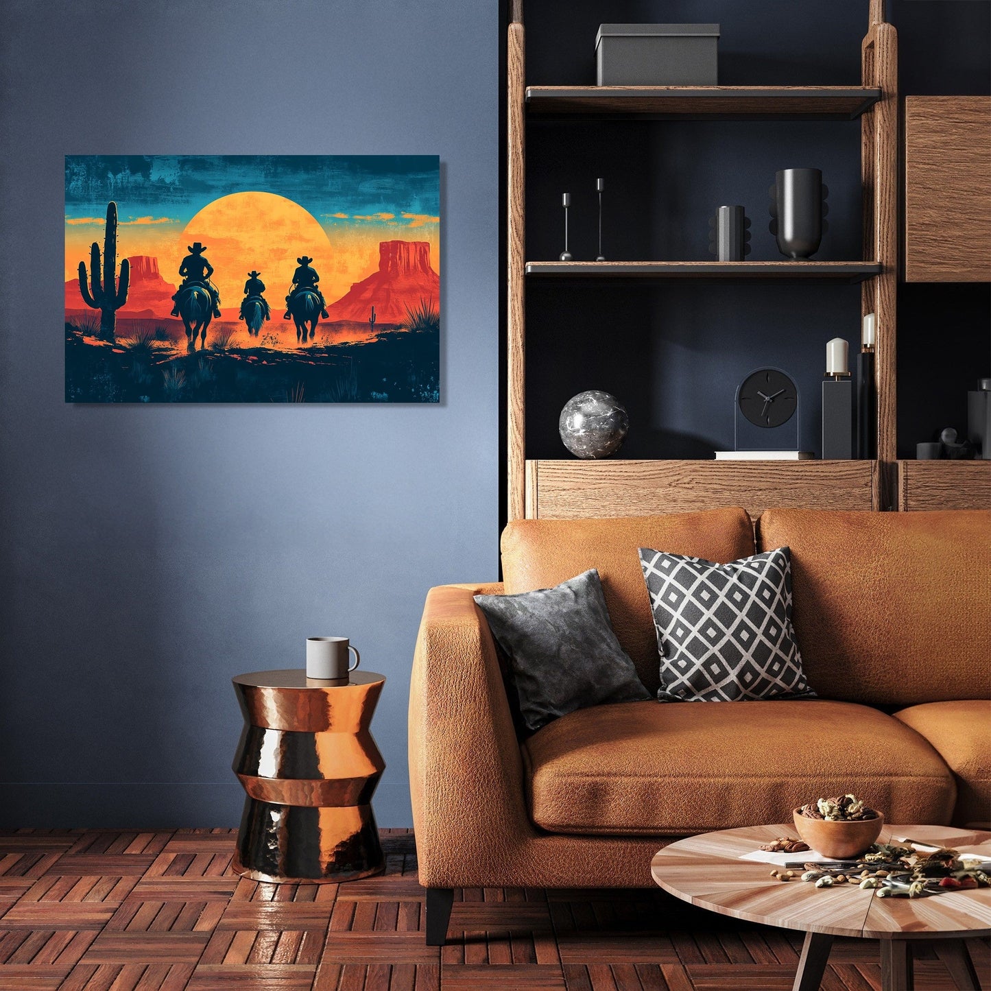 Cowboy Frontier Canvas