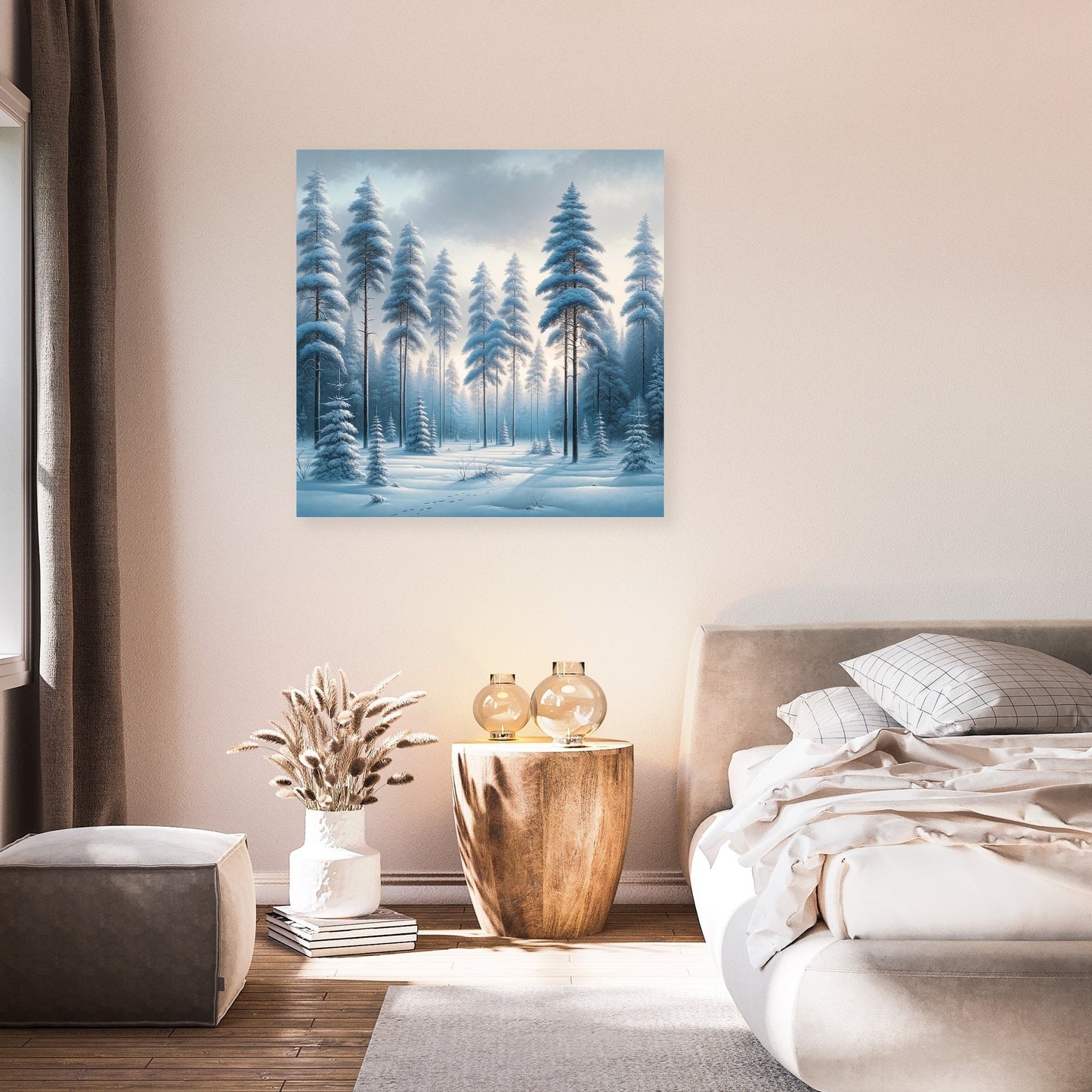 Winter's Silent Beauty Canvas