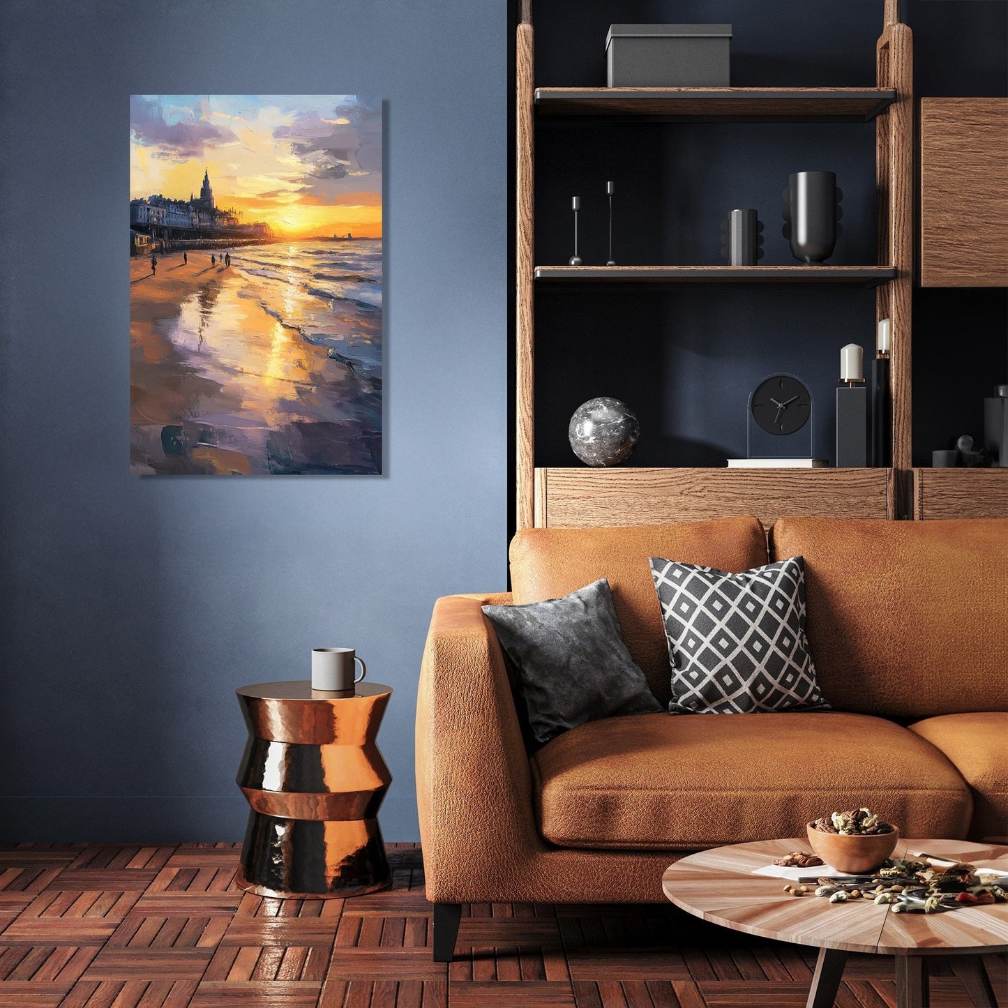 Nostalgic Aberdeen Sunset Canvas