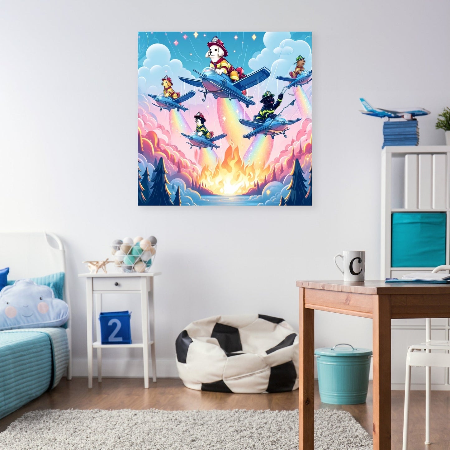 Skyfire Sparkle Brigade Canvas
