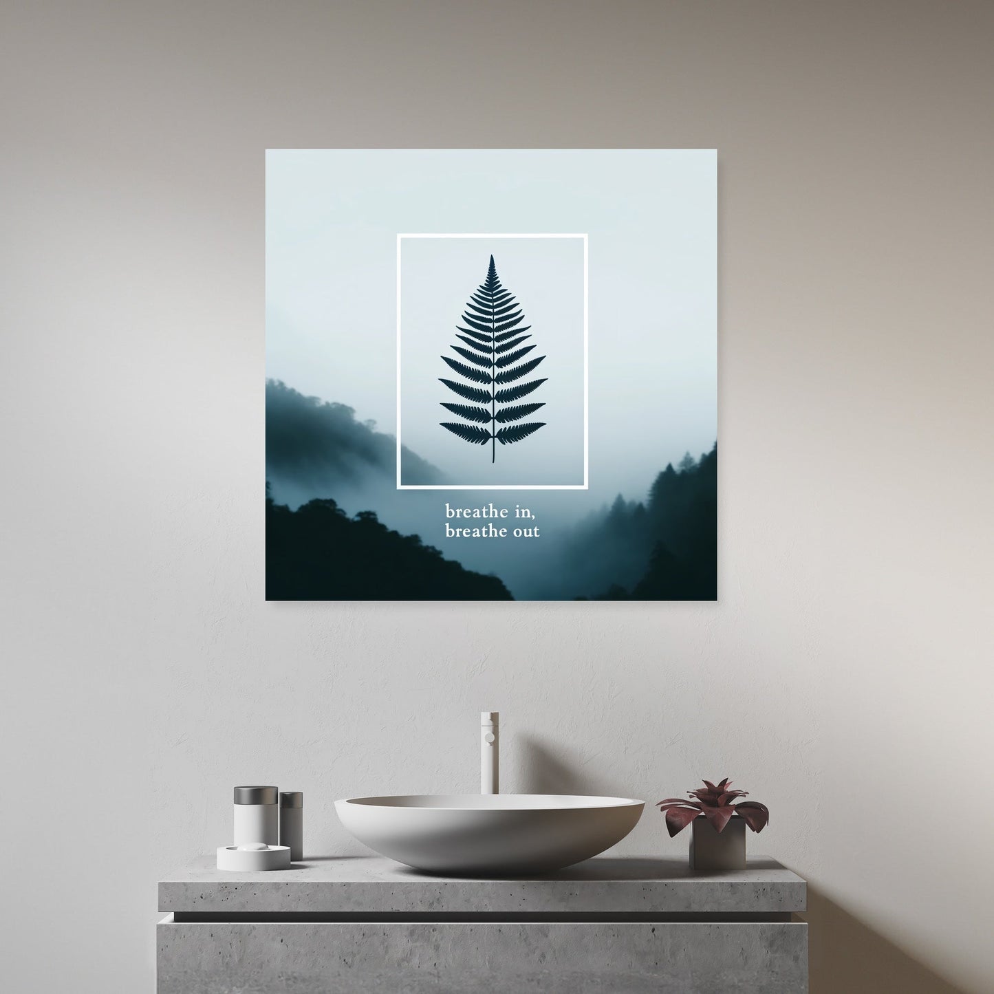 Fern Serenity Canvas