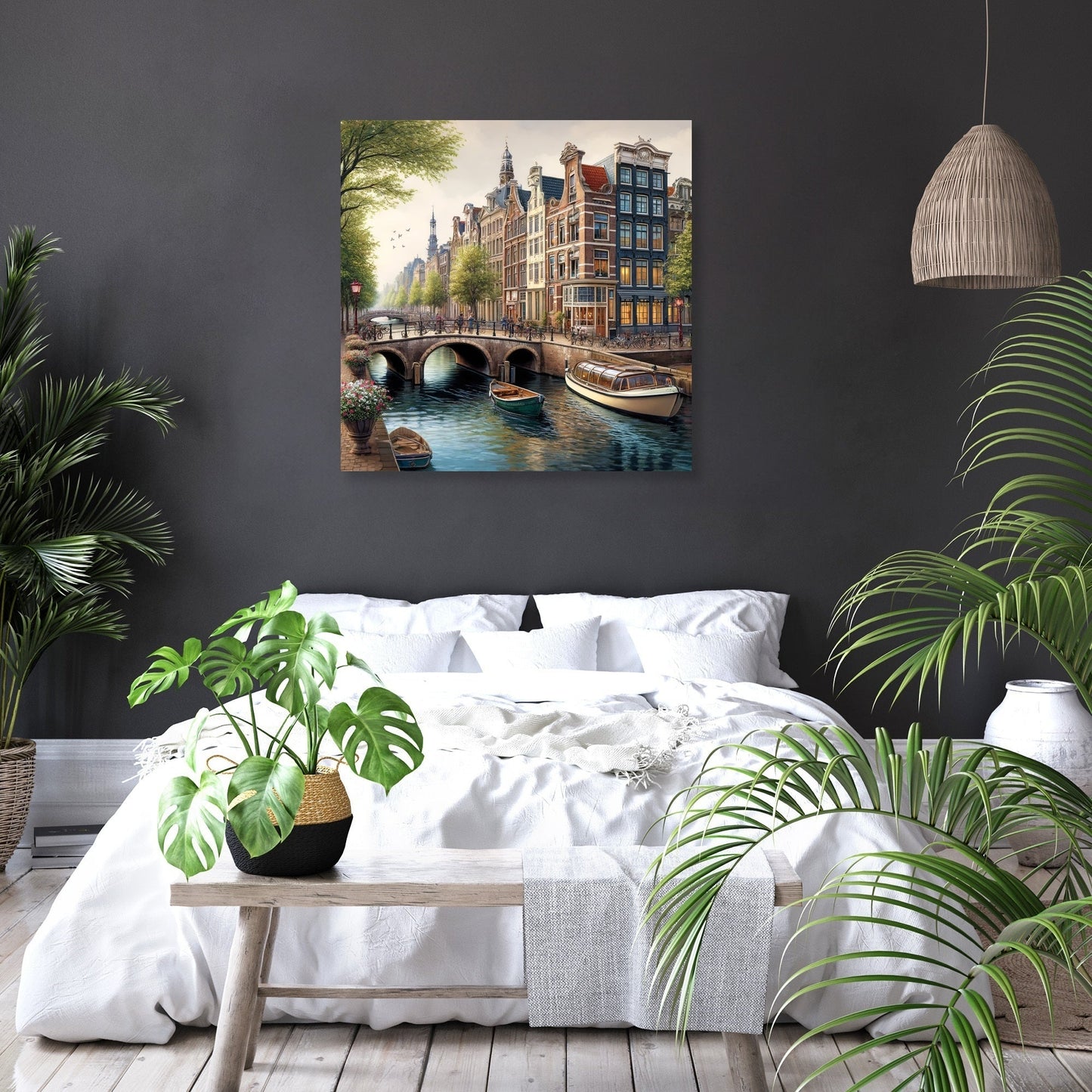 Prinsengracht Canal Canvas