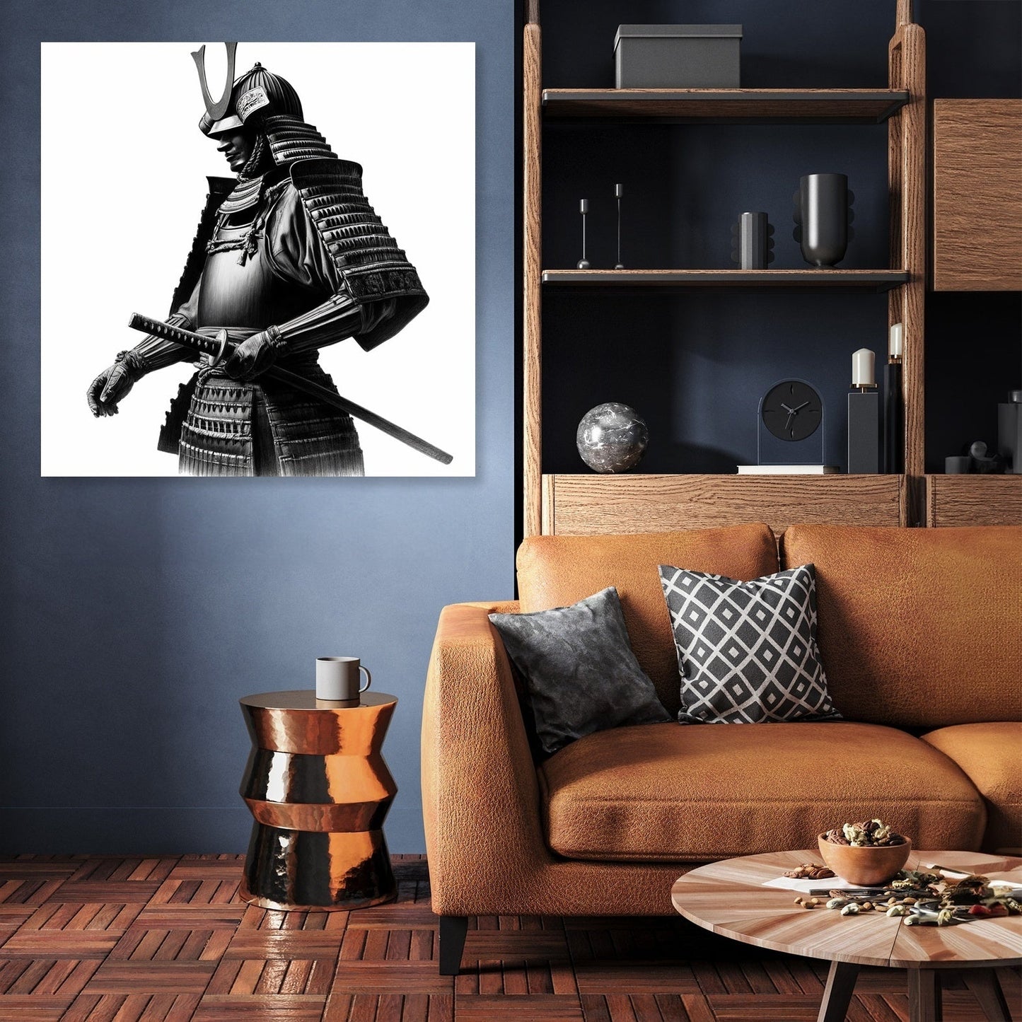 Samurai Stance Canvas