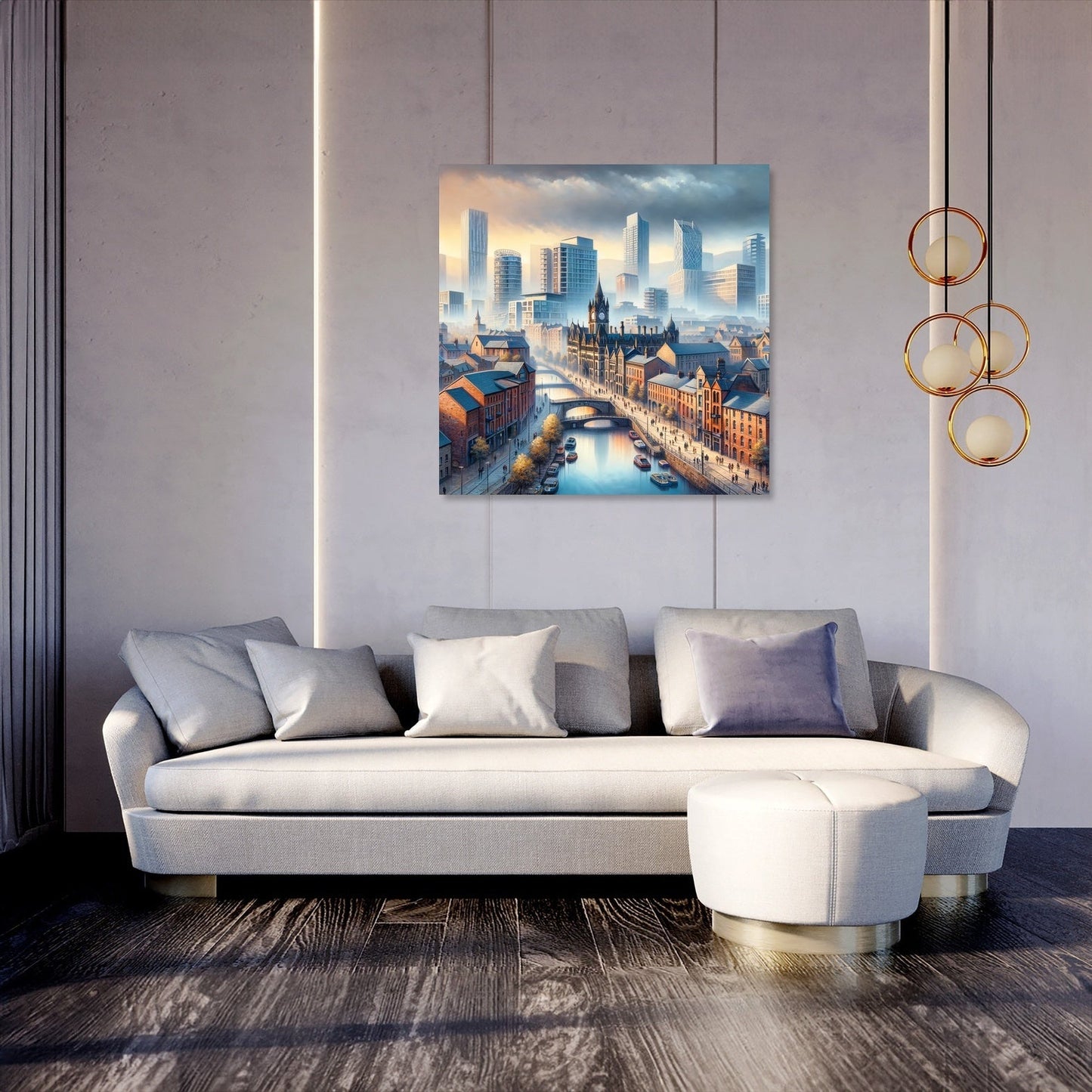 Manchester Mosaic Canvas