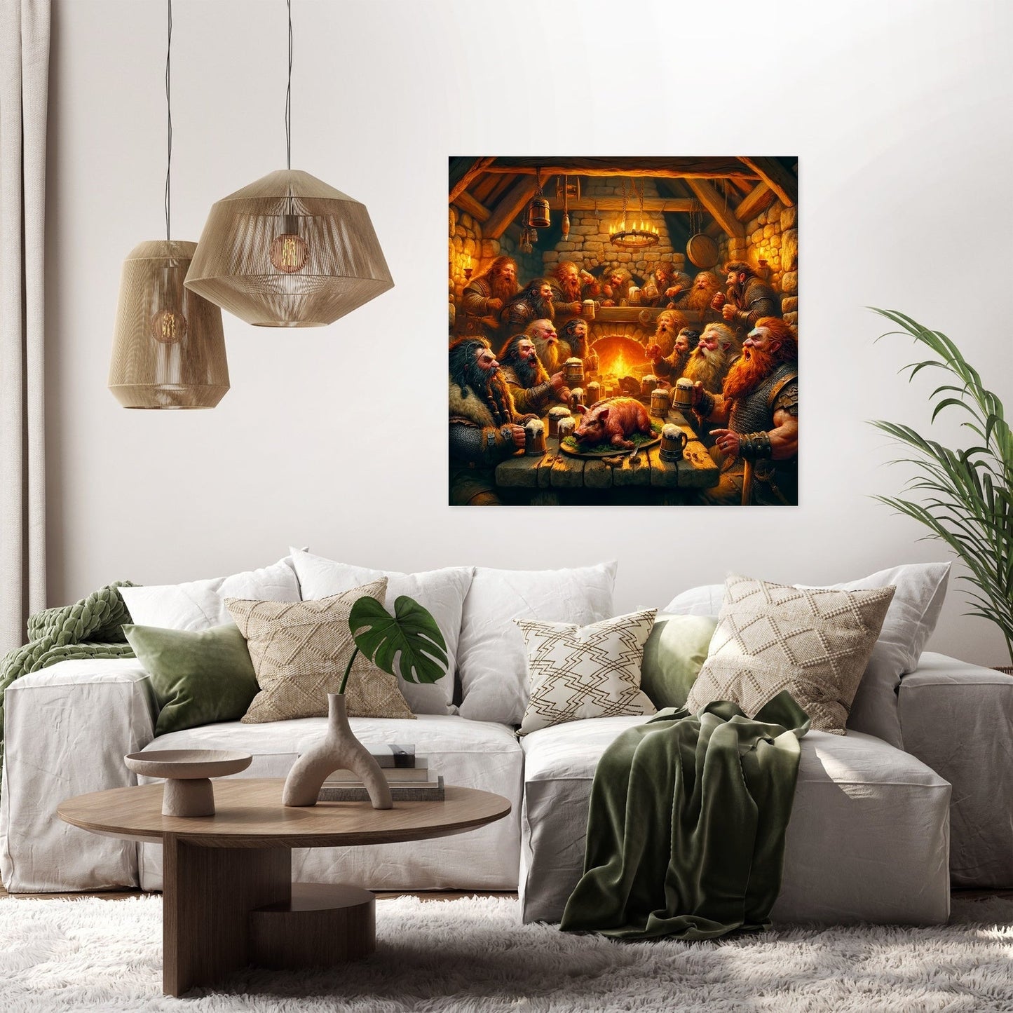 Dwarven Hearth Tales Canvas