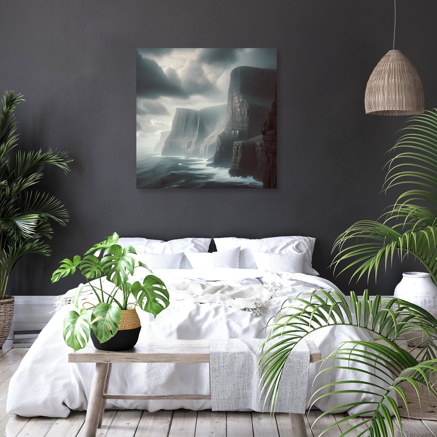 Coastal Cliffs Canvas