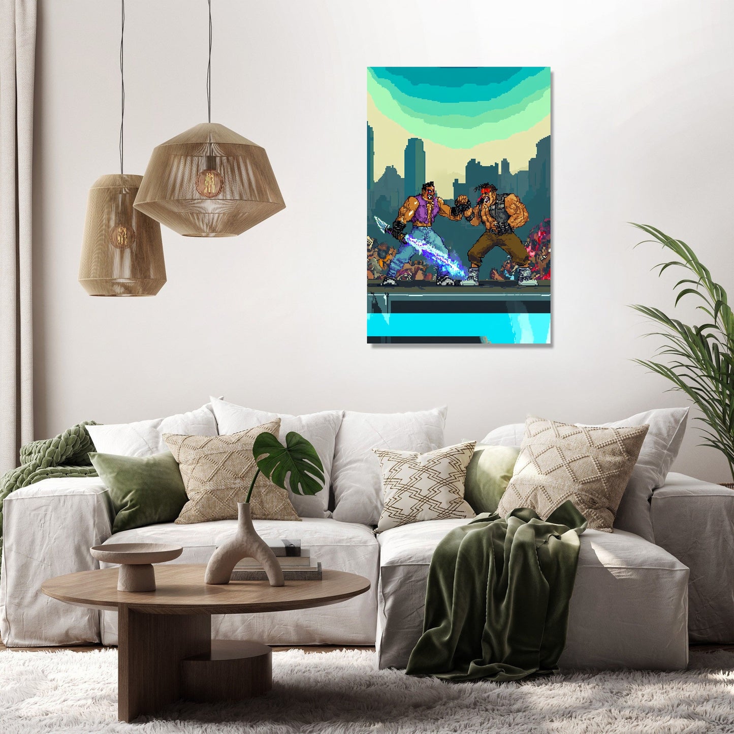 Heroic Action Duo Canvas