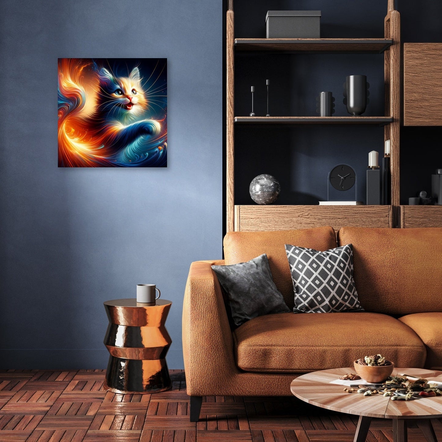 Feline Vitality Canvas