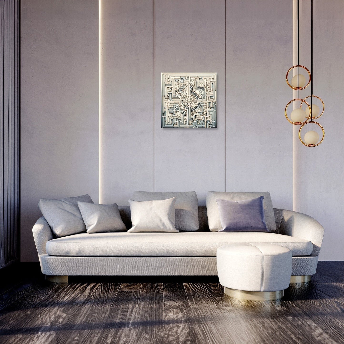 Mind's Labyrinth Canvas