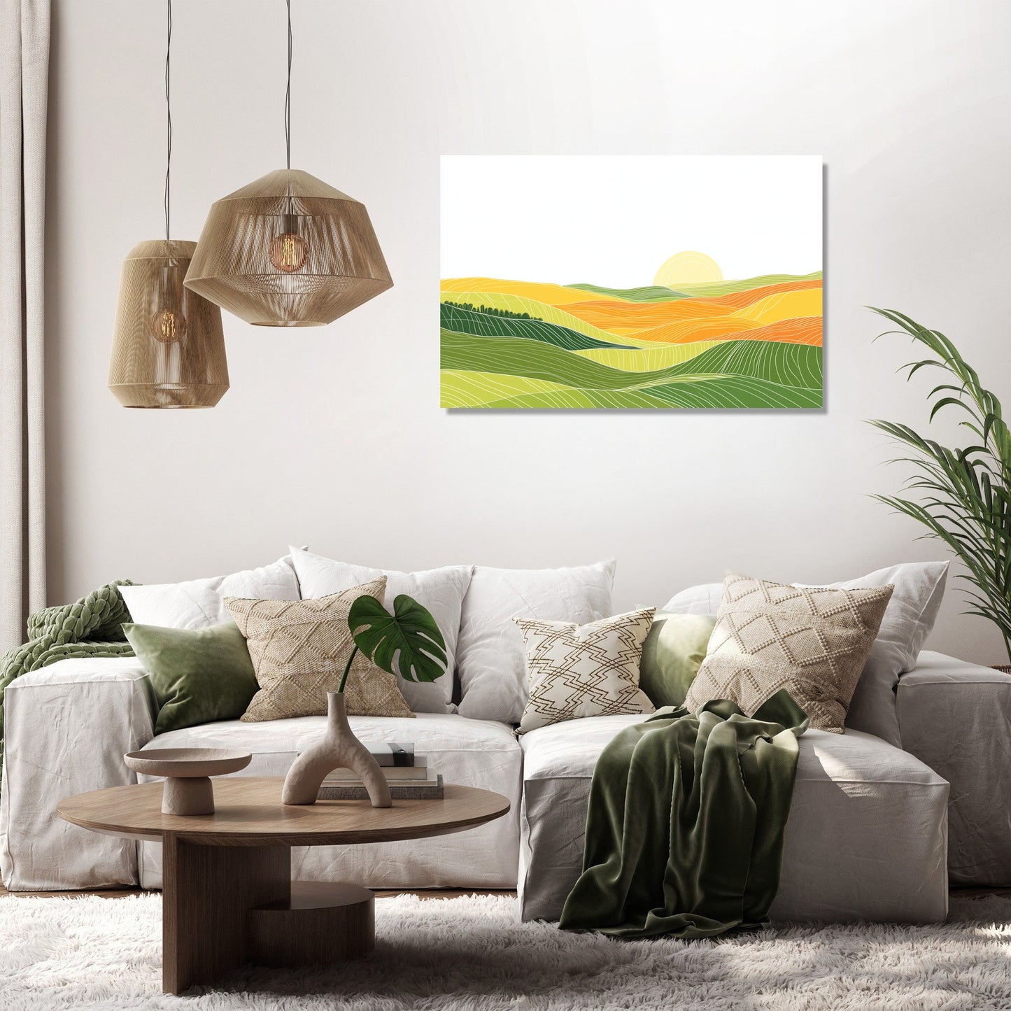 Dawn Fields Canvas