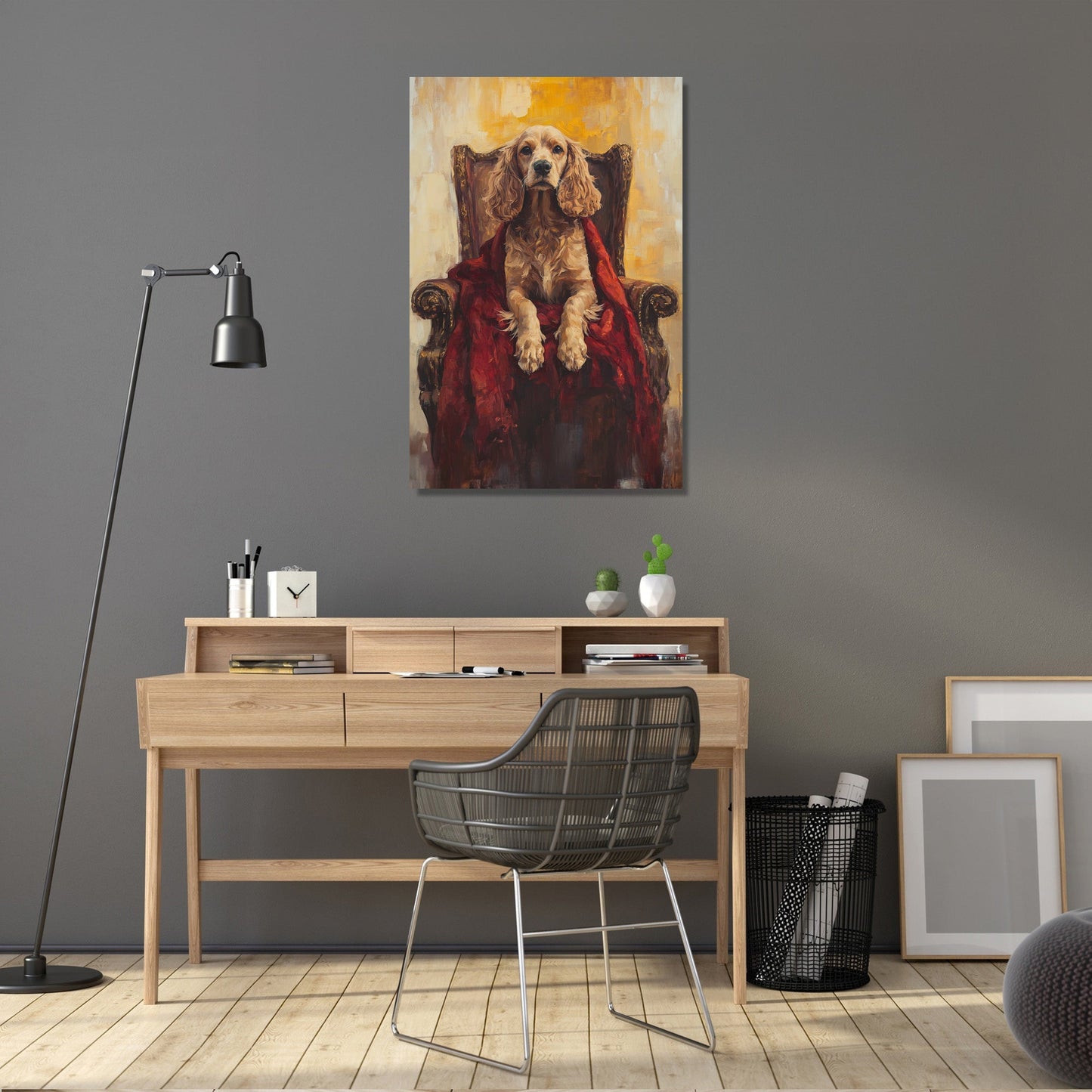 Noble Cocker Spaniel Canvas