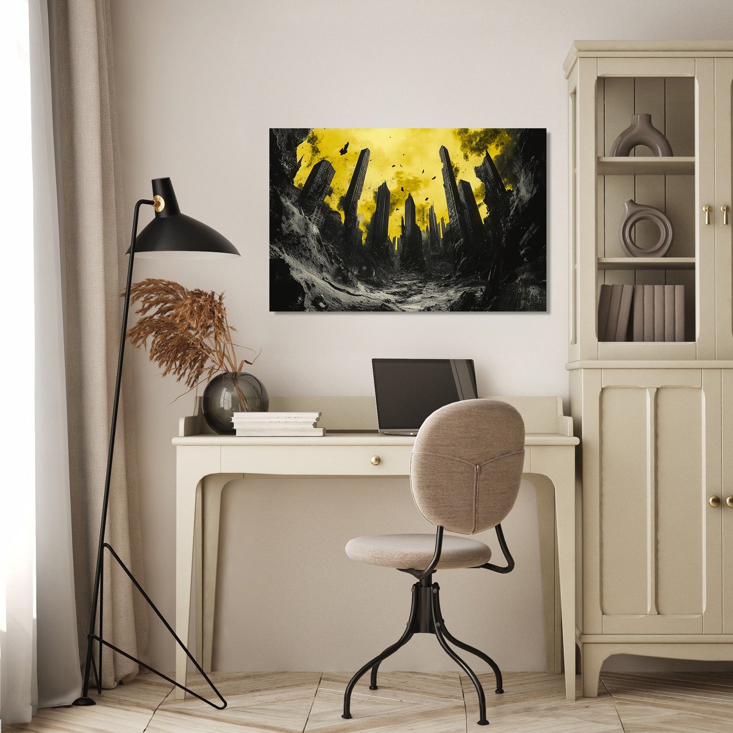 Abandoned City Spirits Canvas
