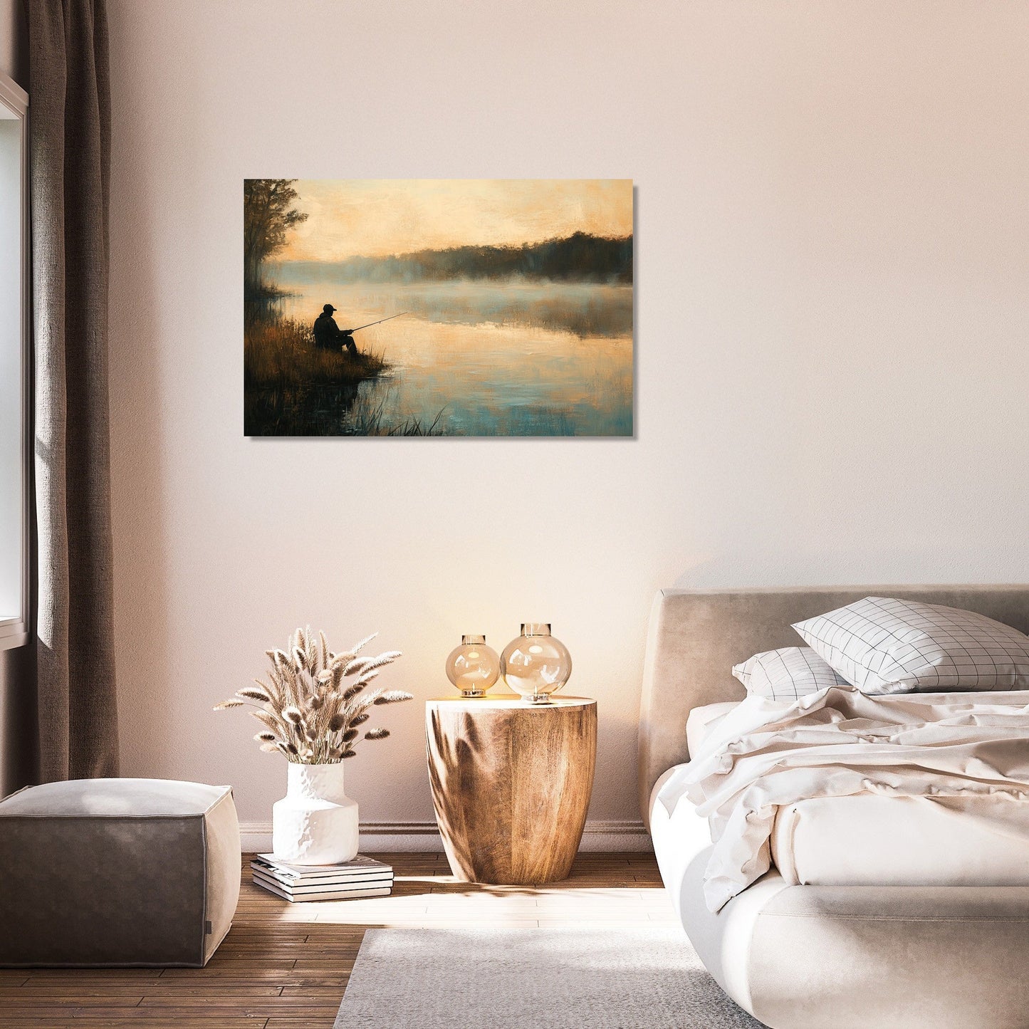 Angler's Dawn Canvas