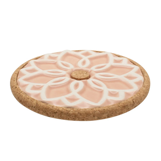Ceramic Hot Pot Stand Elvira - Pink