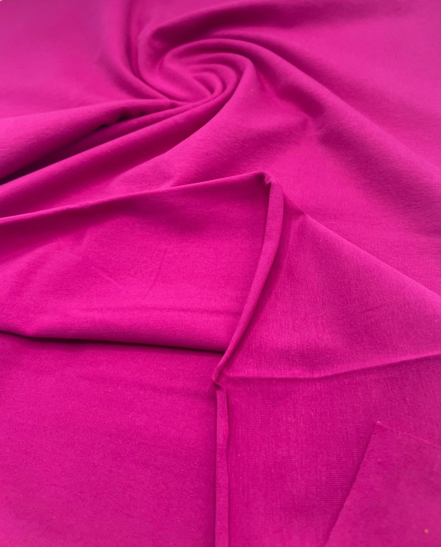 Cerise Cotton Stretch Jersey 240 GSM 92/8 Lycra 4 Way Stretch