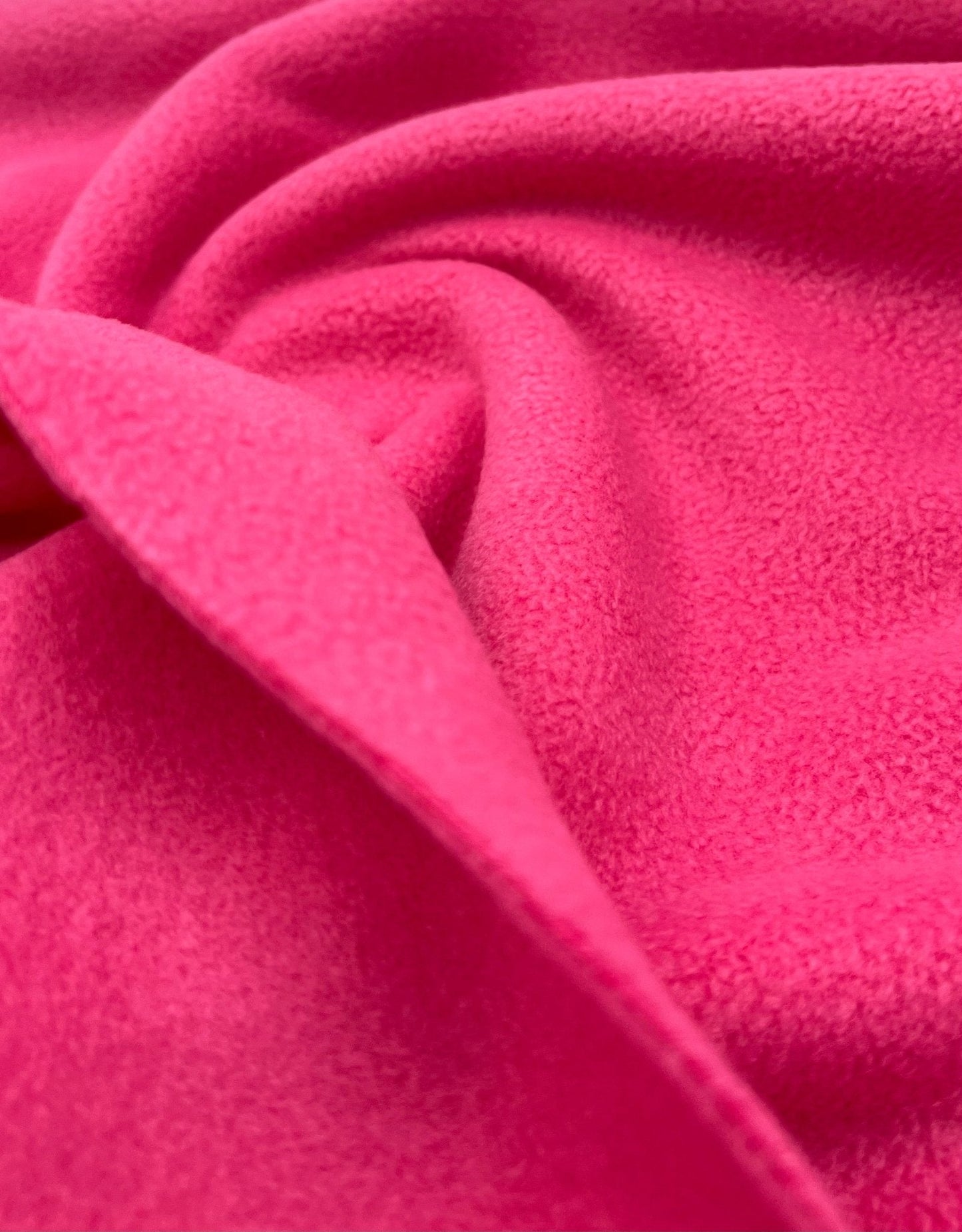 Cerise Plain Anti-Pil Polar Fleece Fabric Blanket Loungewear