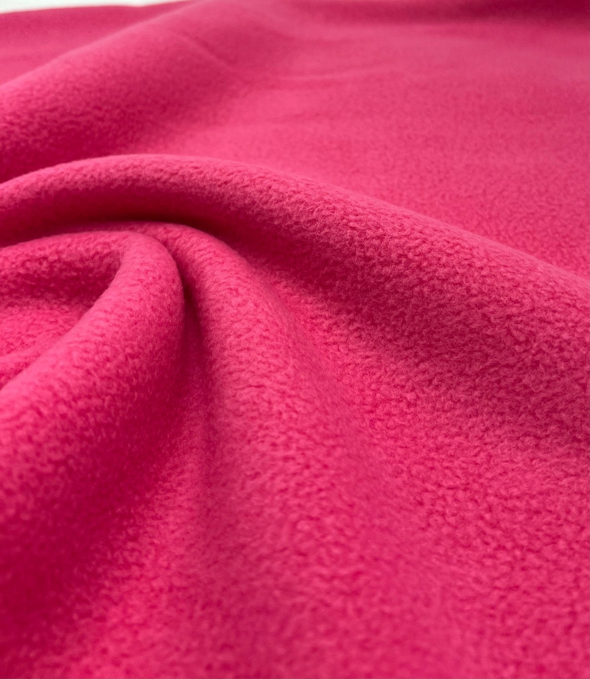 Cerise Plain Anti-Pil Polar Fleece Fabric Blanket Loungewear