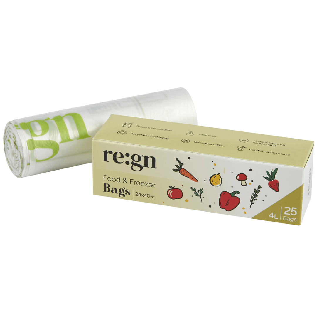 Composable Food Bags for Fridge & Freezer