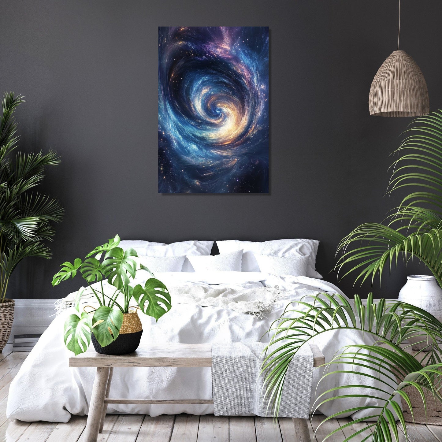 Cosmic Wormhole Canvas