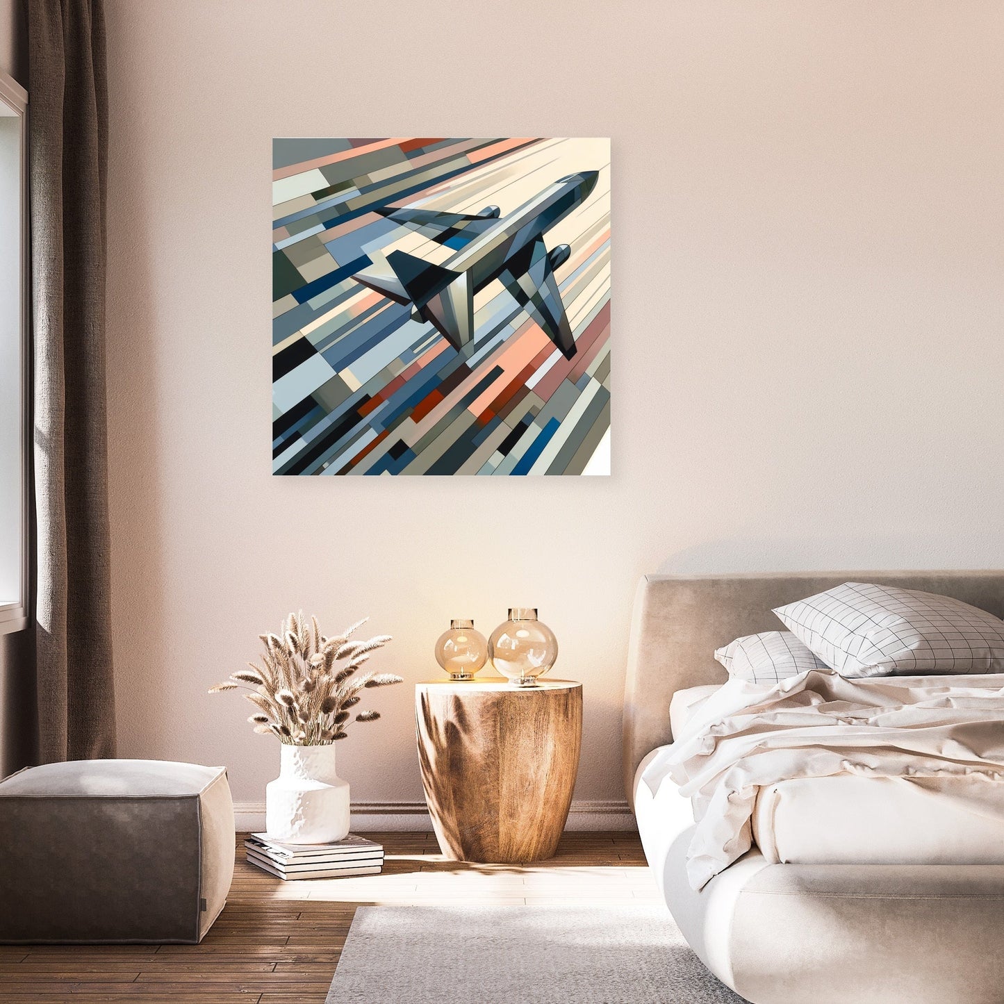 Abstract Flight Patterns Canvas