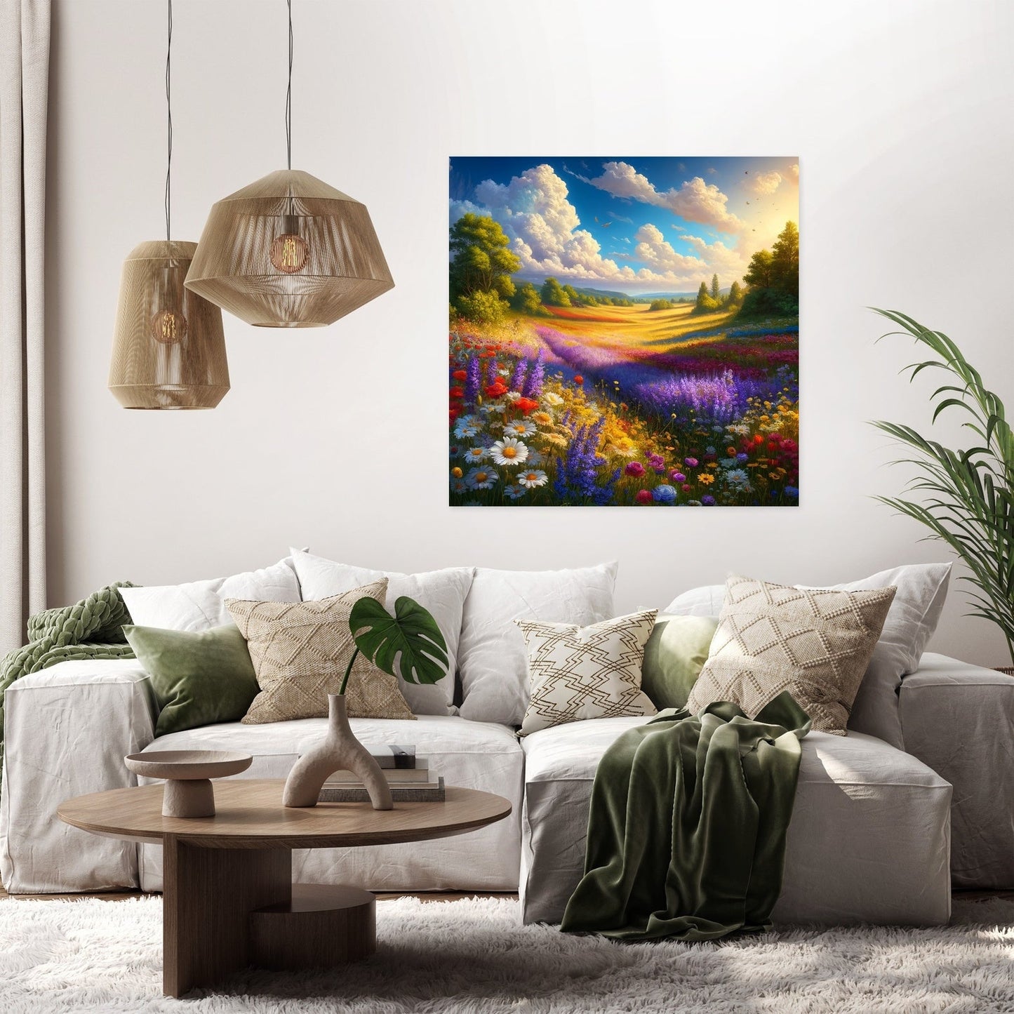Meadow Whispers Summer Canvas