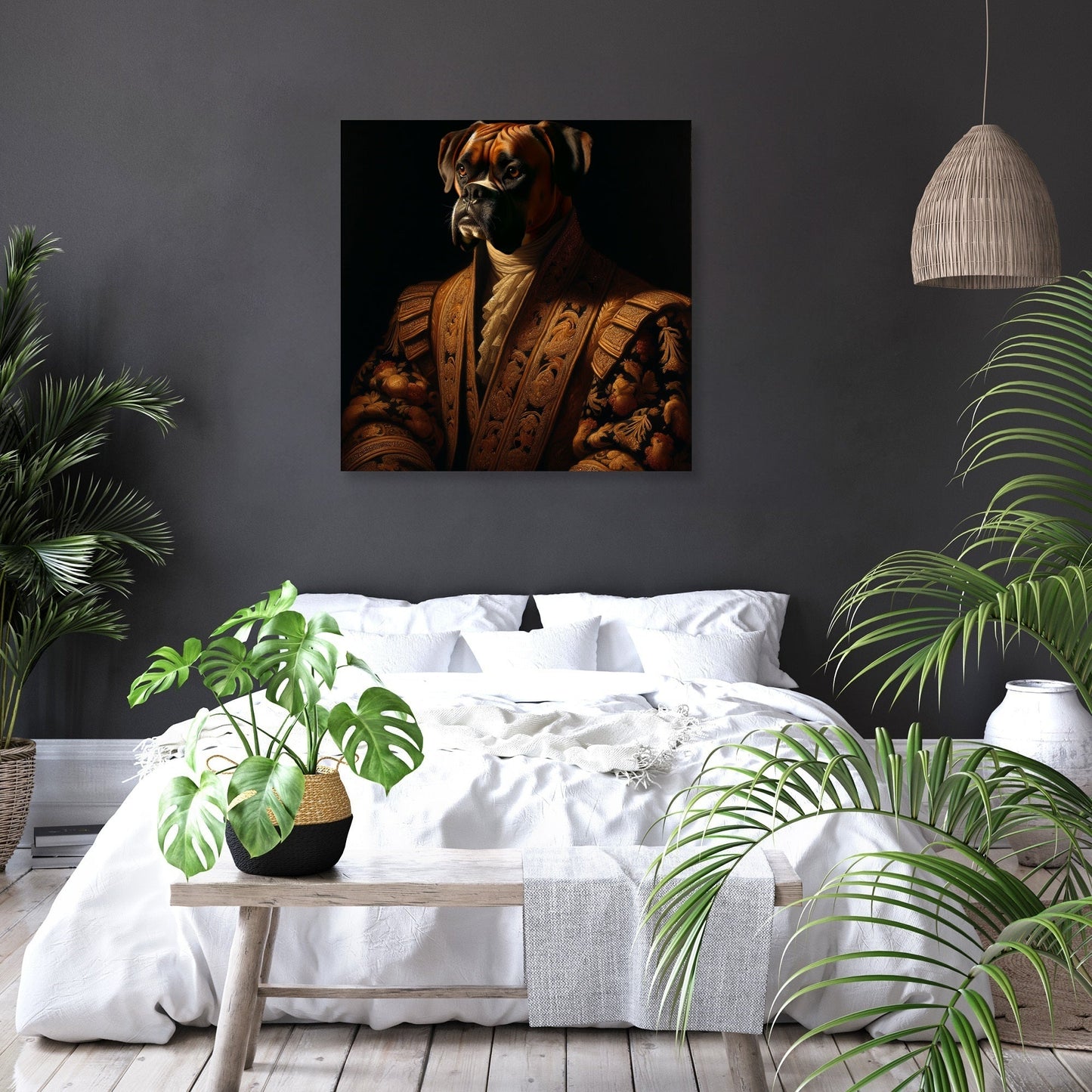 Regal Boxer Nostalgia Canvas