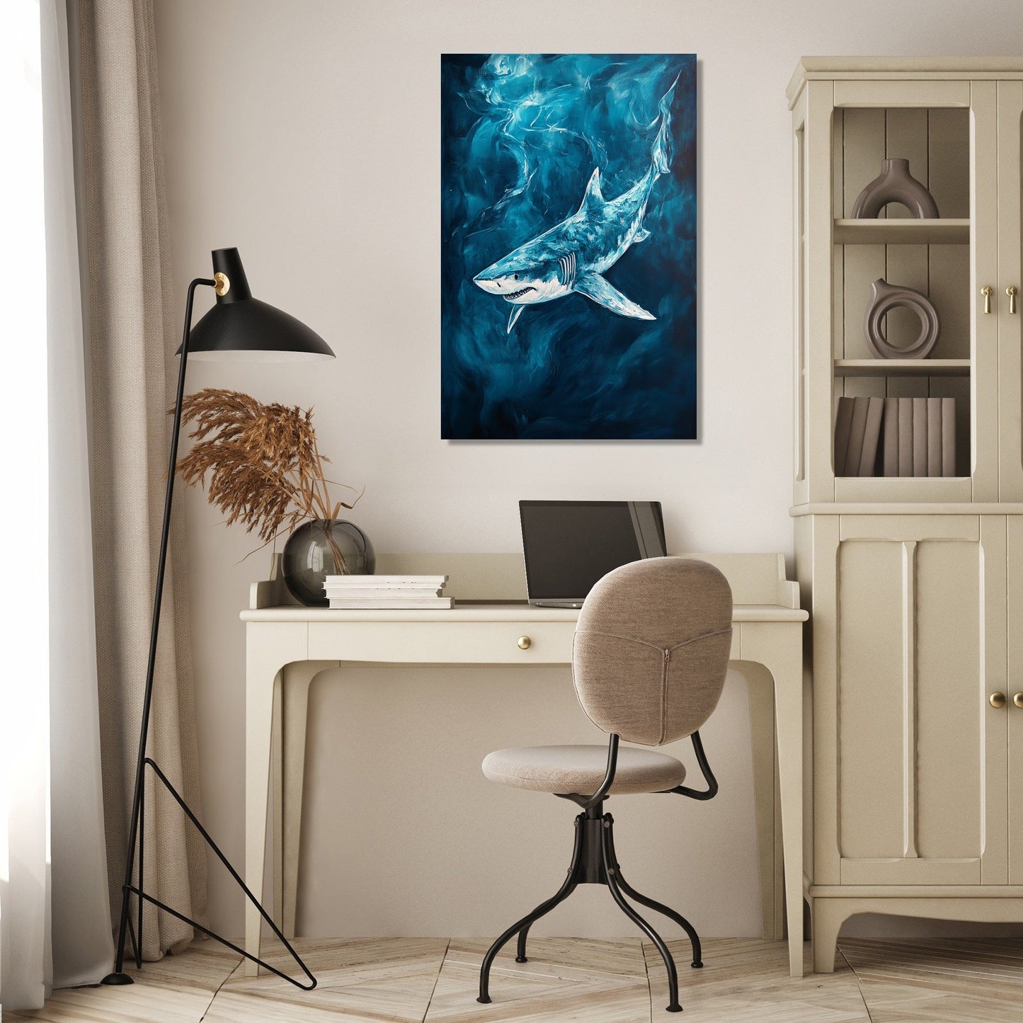 Silent Shark Canvas