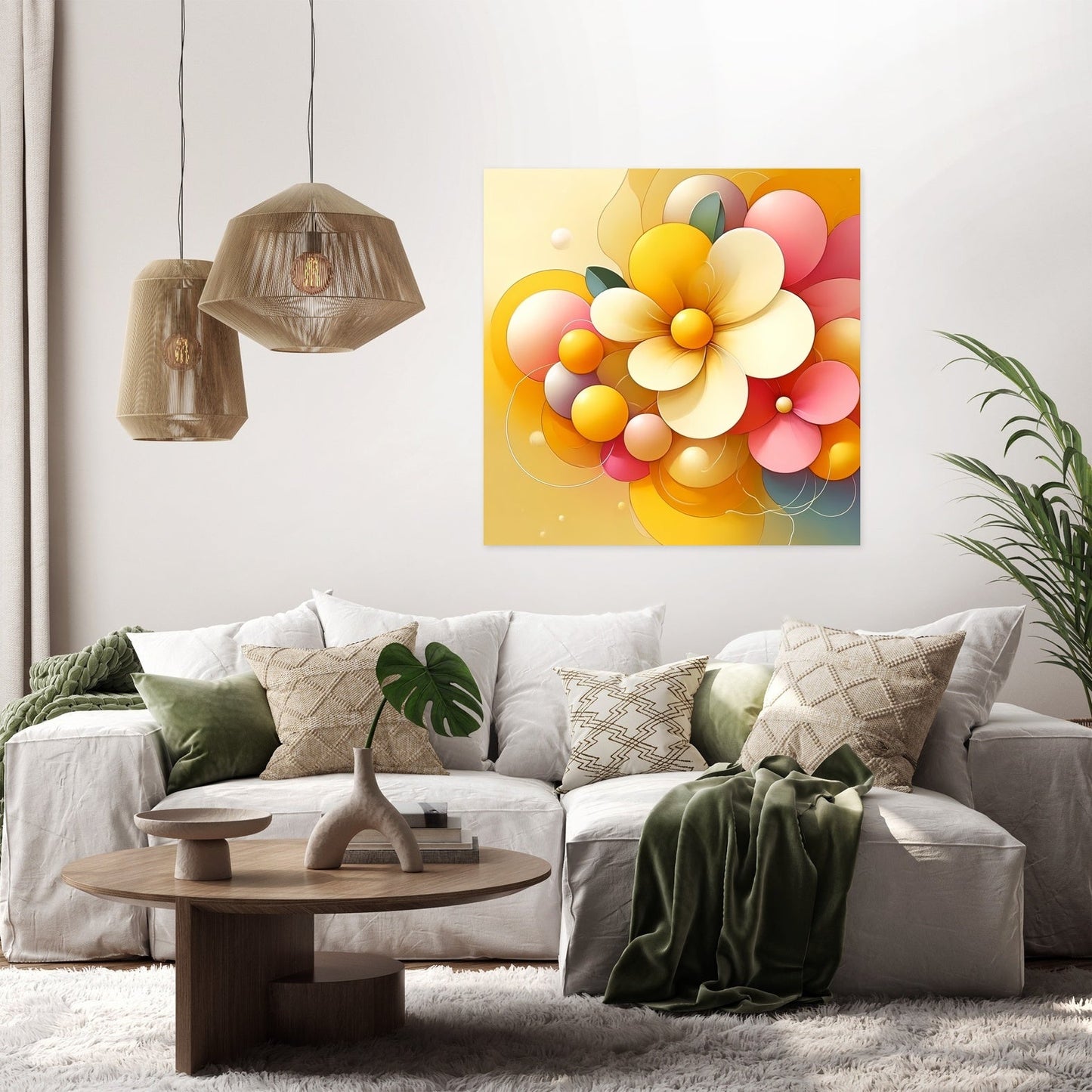 Happiness Bloomed Canvas