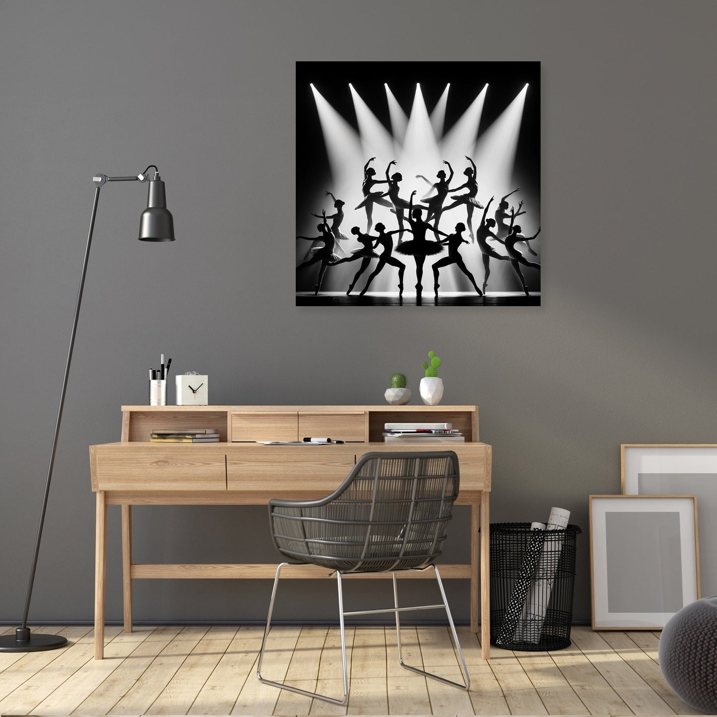 Silhouette Ballet Canvas