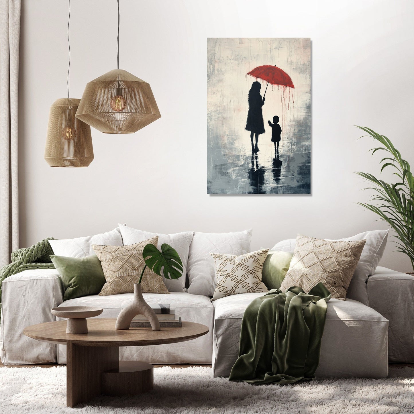 Shelter Under Umbrella Canvas
