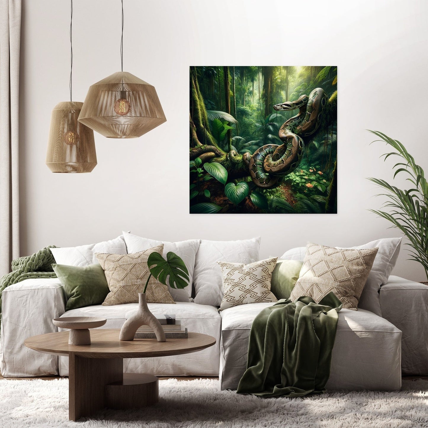 Jungle Boa Canvas