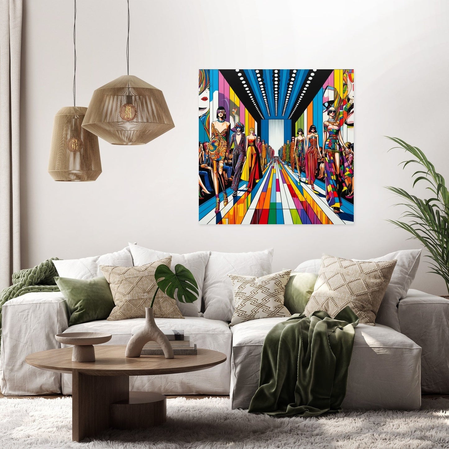 Pop Art Fashion Spectacle Canvas