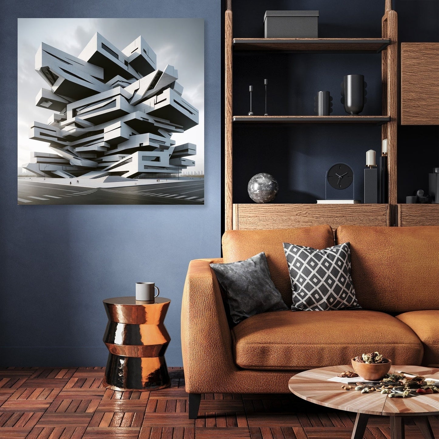 Deconstructivist Dimensions Canvas