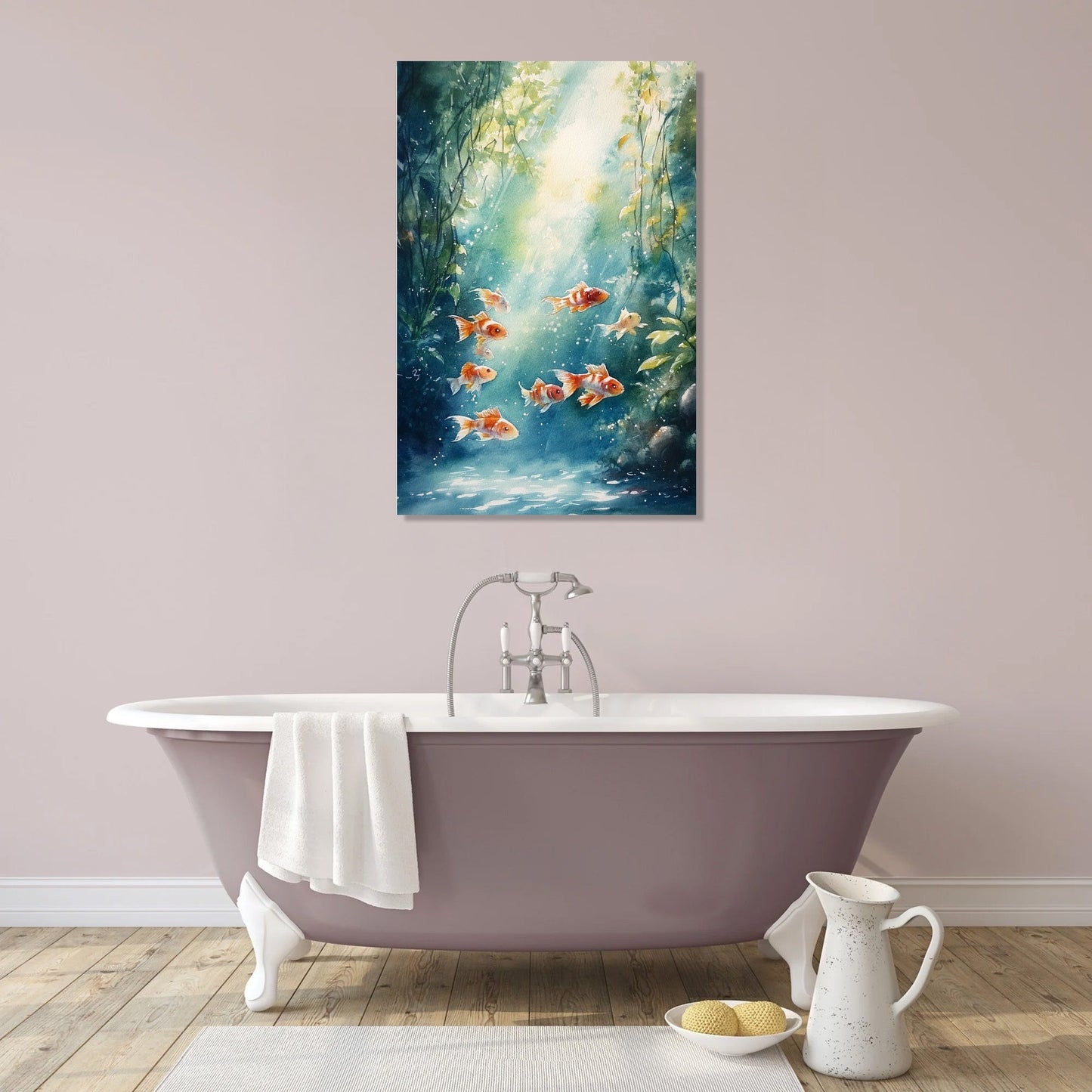 Aquatic Nostalgia Canvas