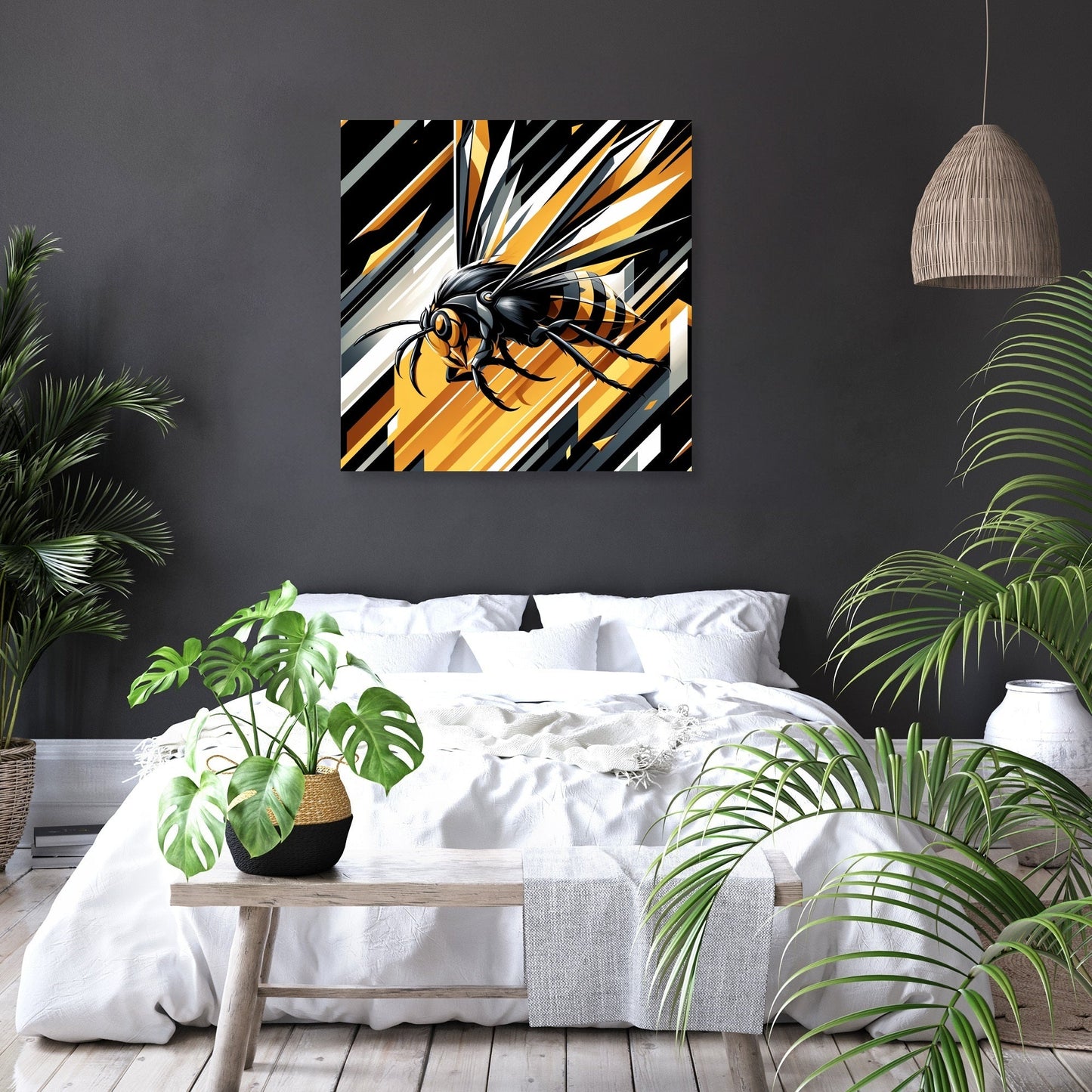 Hornet in Flight Canvas